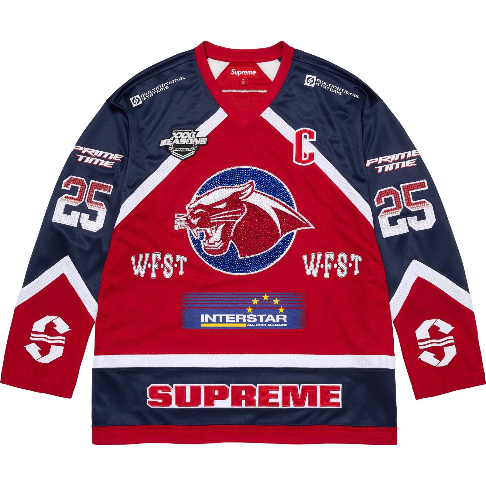 Rhinestone Hockey Jersey