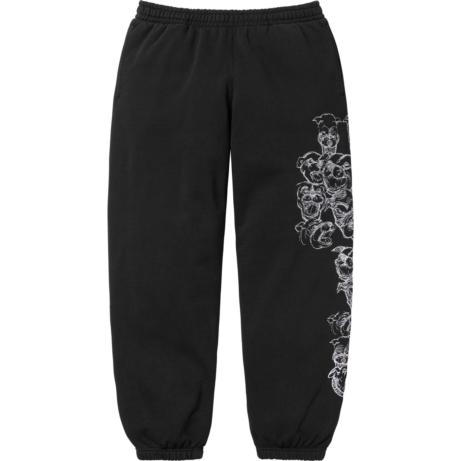 Pitbulls Embroidered Sweatpant