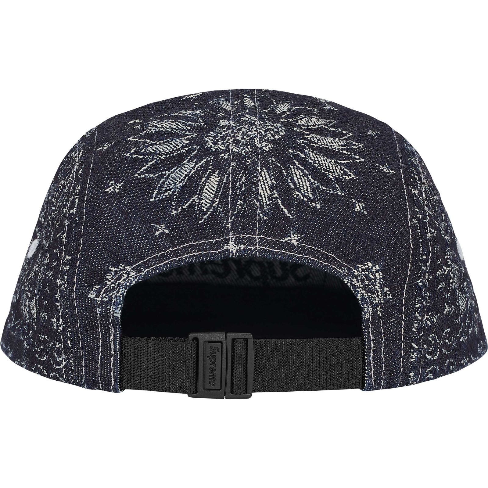 Bandana Jacquard Denim Camp Cap
