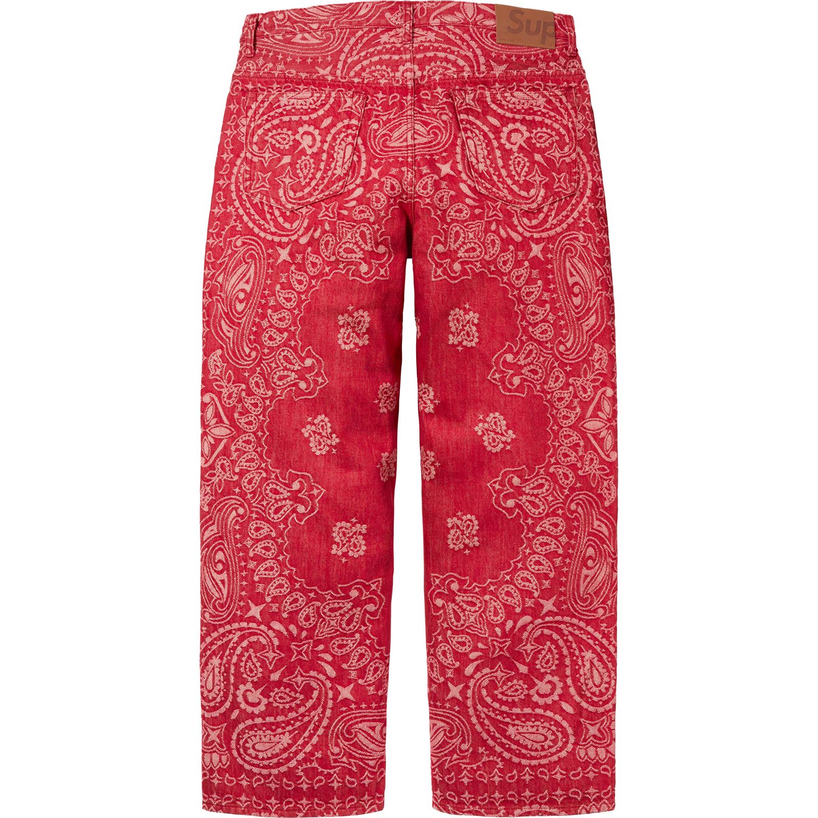 Bandana Jacquard Baggy Jean