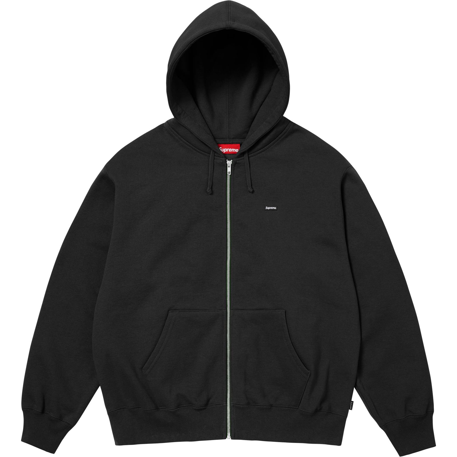 Small Box Zip Up Hooded Sweatshirt