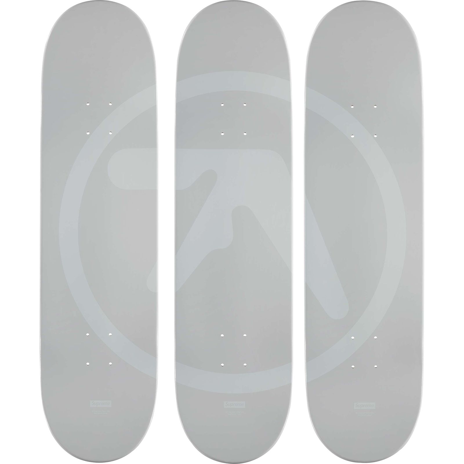 Supreme/Aphex Twin Come To Daddy Skateboard (Set of 3)