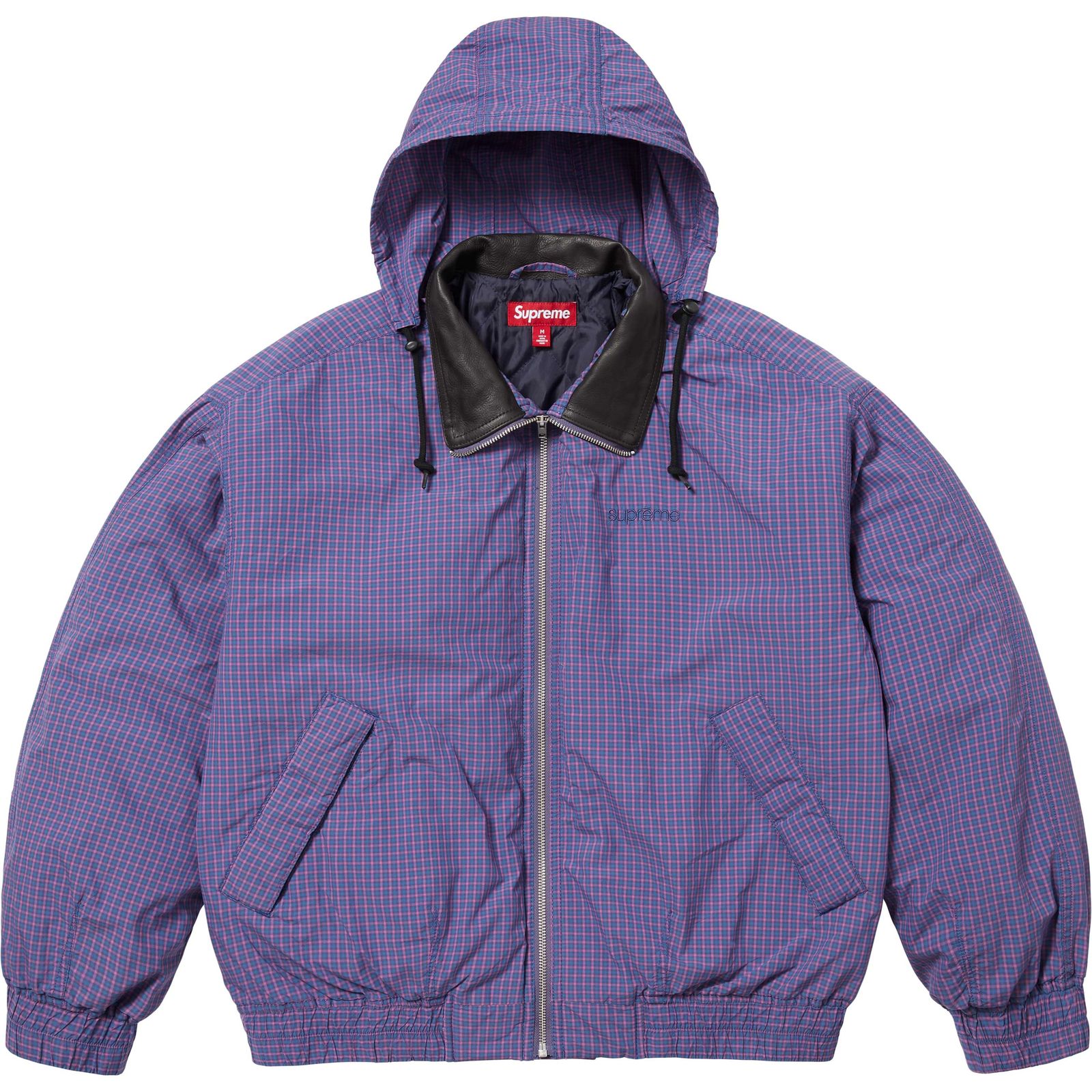 Leather Collar Utility Jacket
