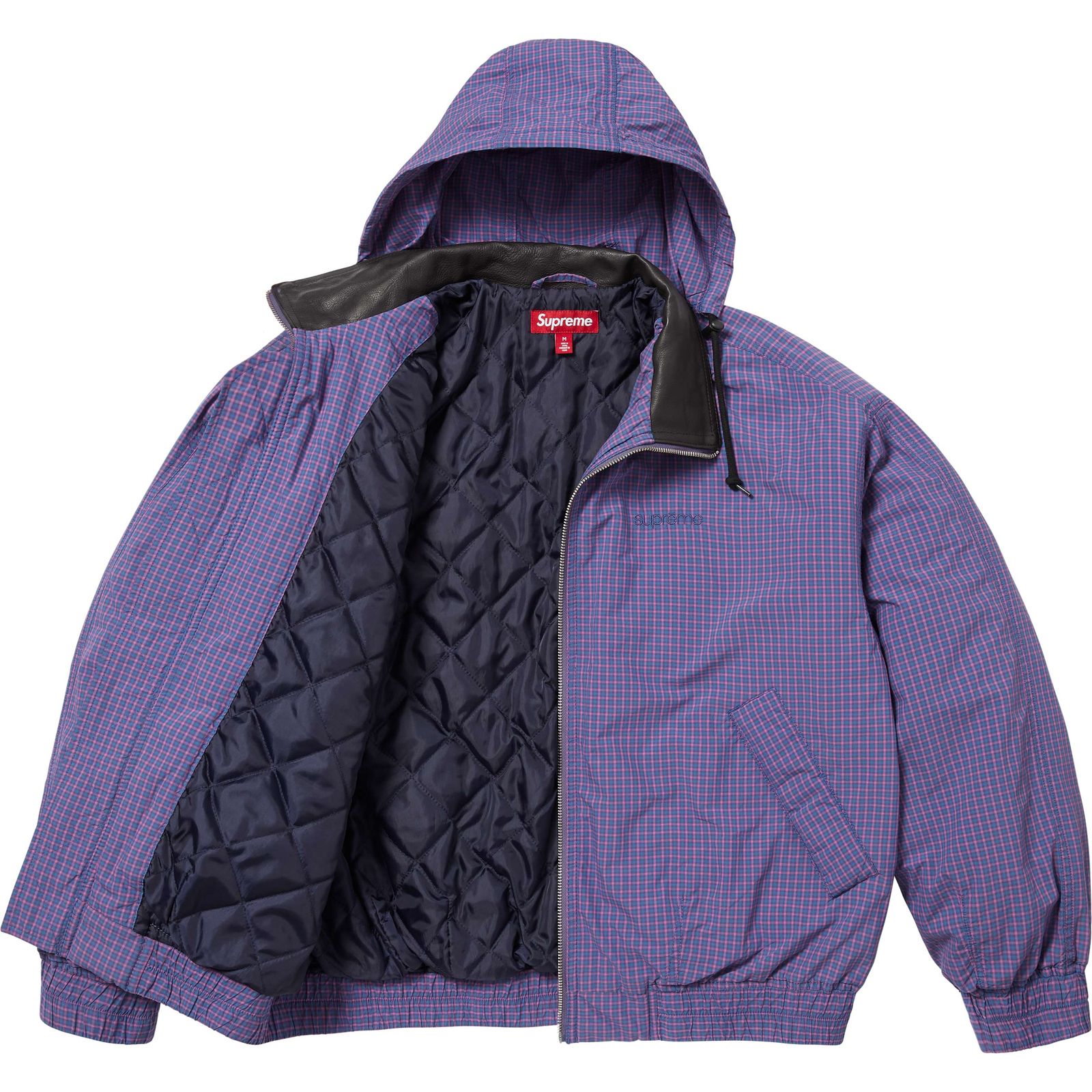 Leather Collar Utility Jacket