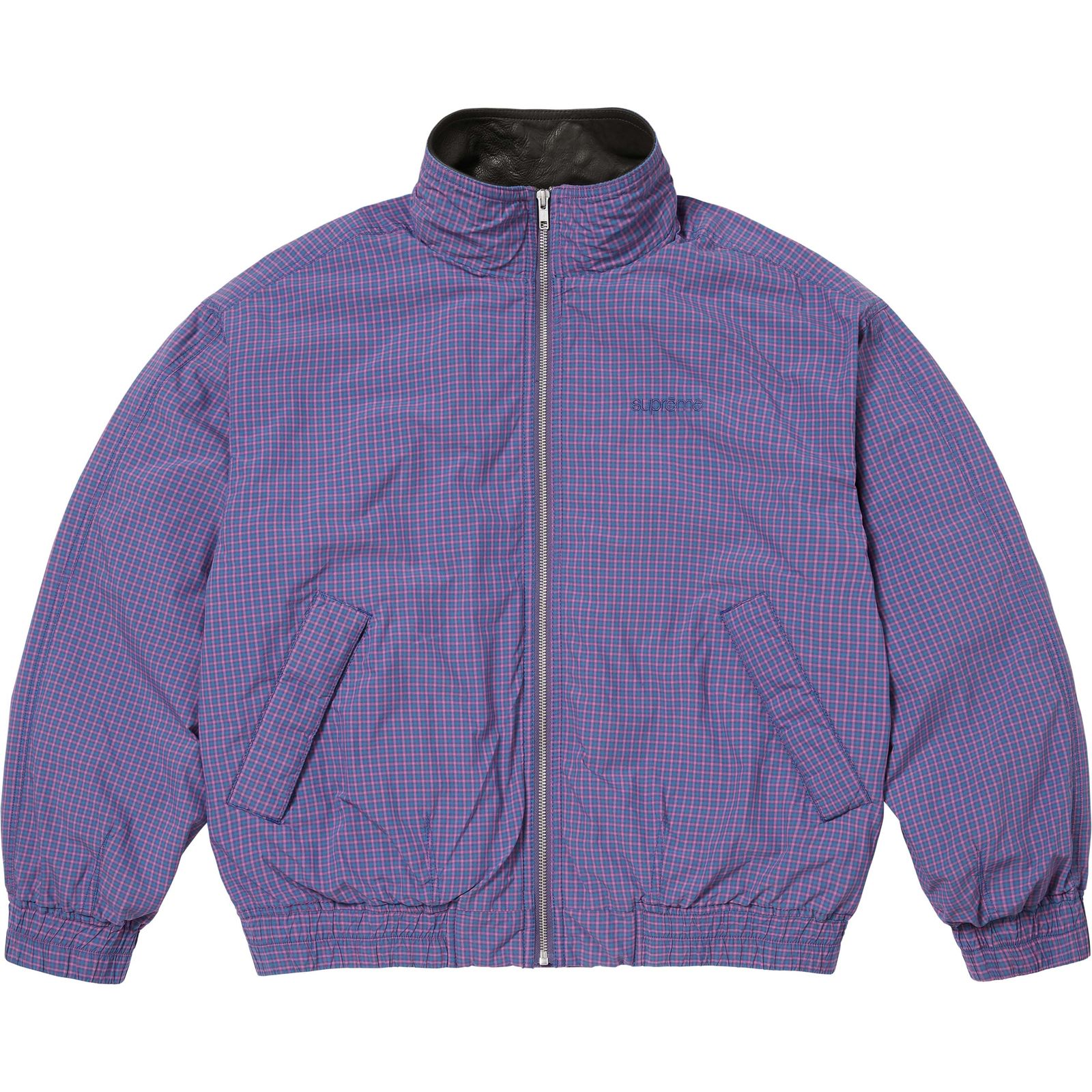 Leather Collar Utility Jacket