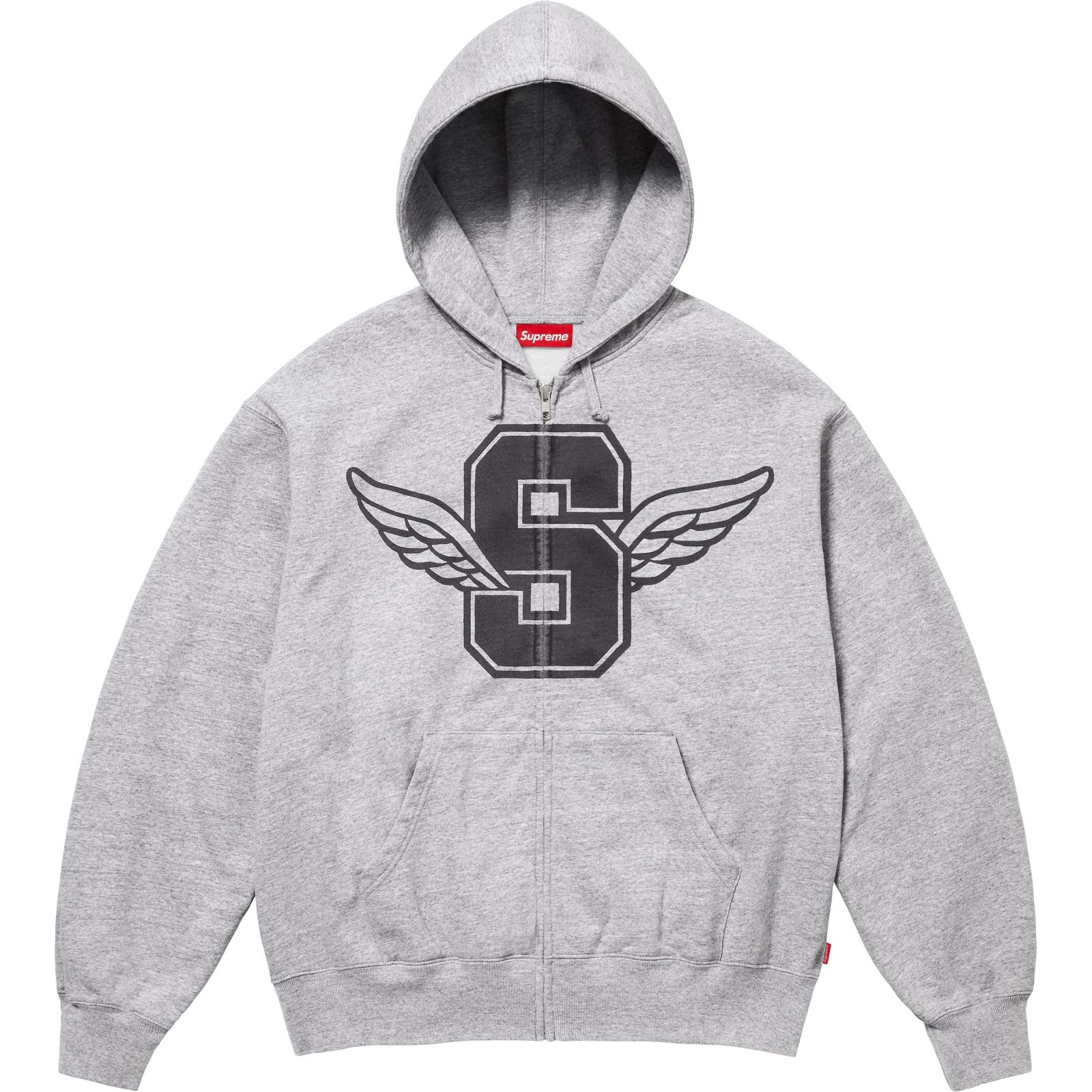 Wings Zip Up Hooded Sweatshirt
