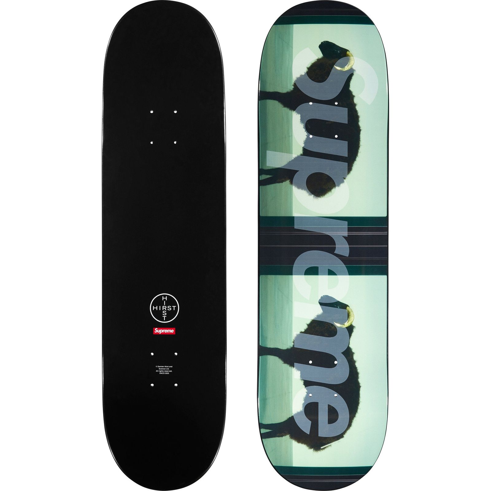 Supreme/Damien Hirst Sheep Skateboard