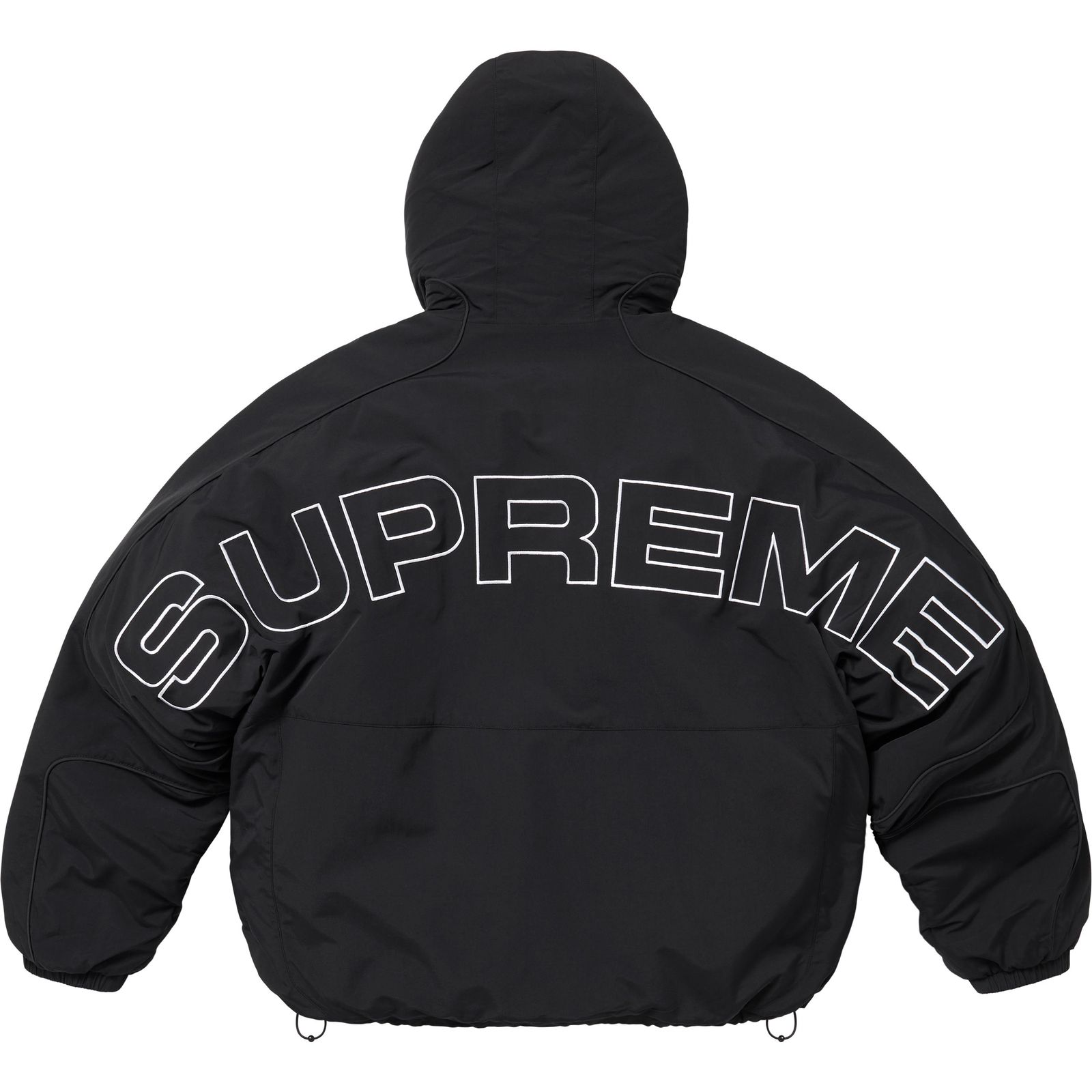 Faux Fur Reversible Hooded Track Jacket
