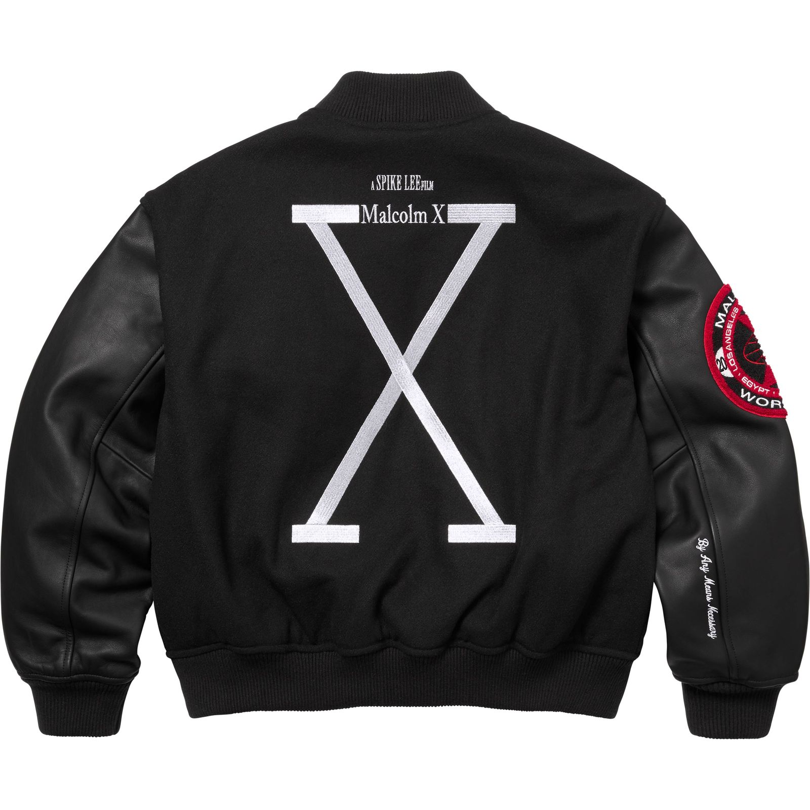 Supreme/40 Acres Malcolm X Varsity Jacket