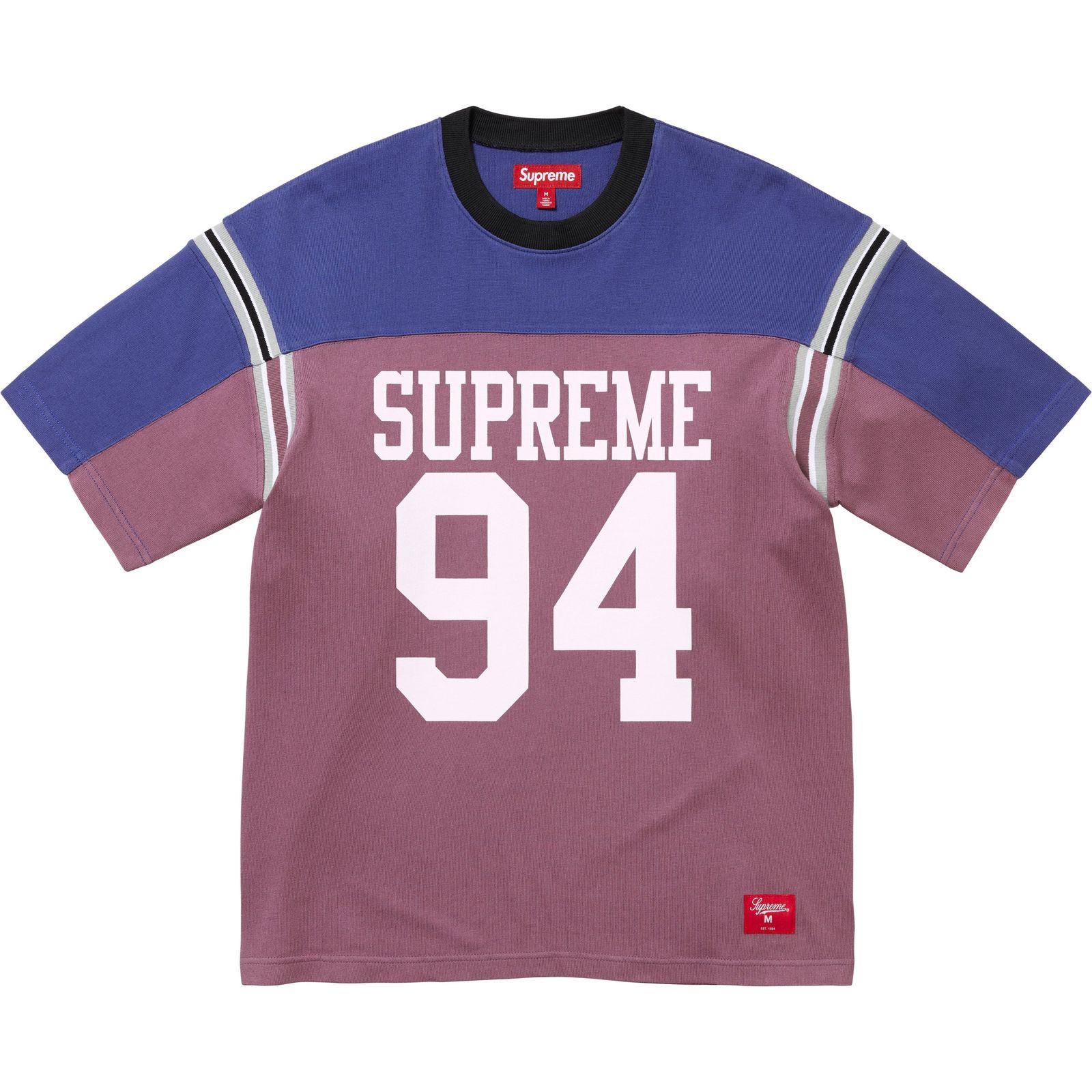 Split S/S Football Top