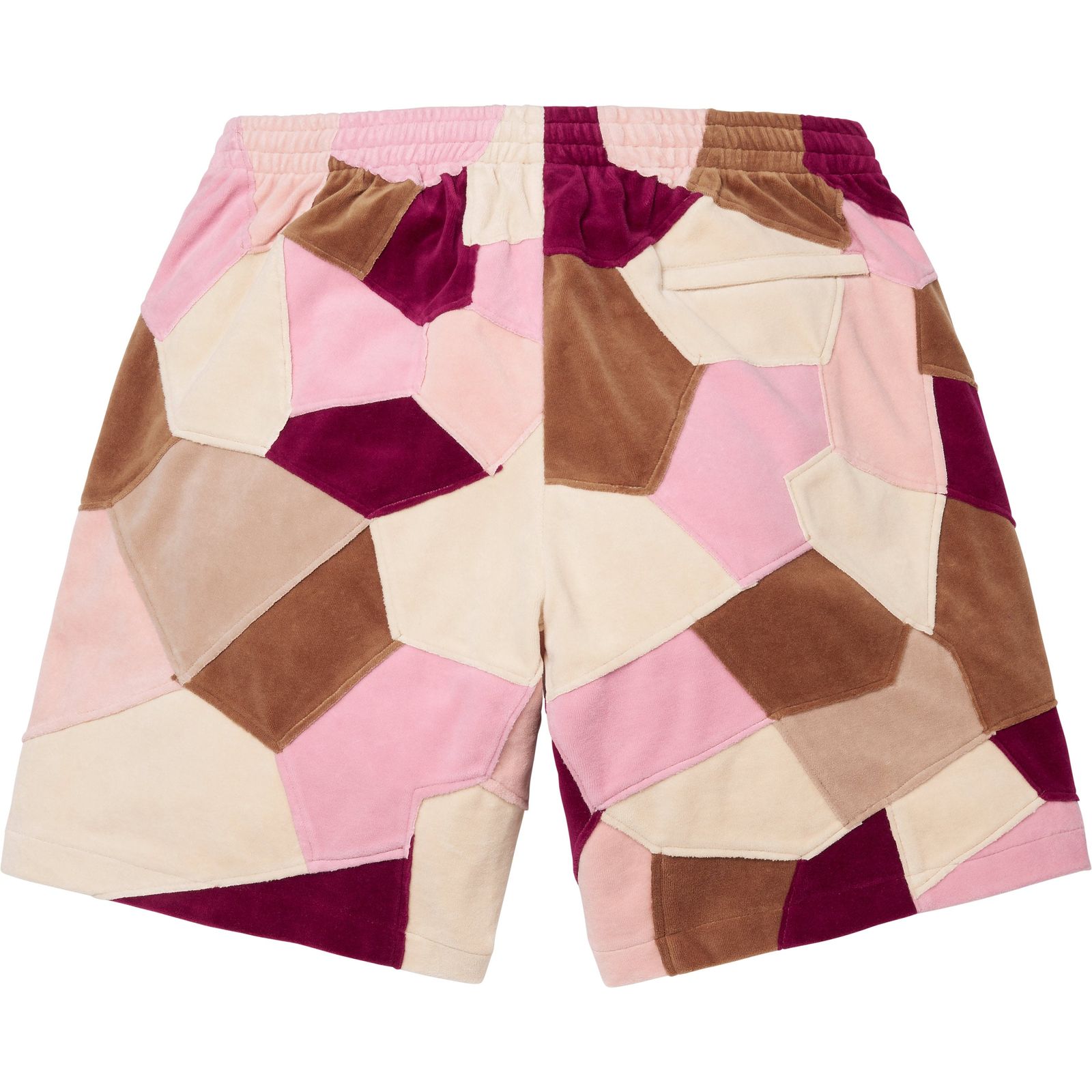 Patchwork Velour Short