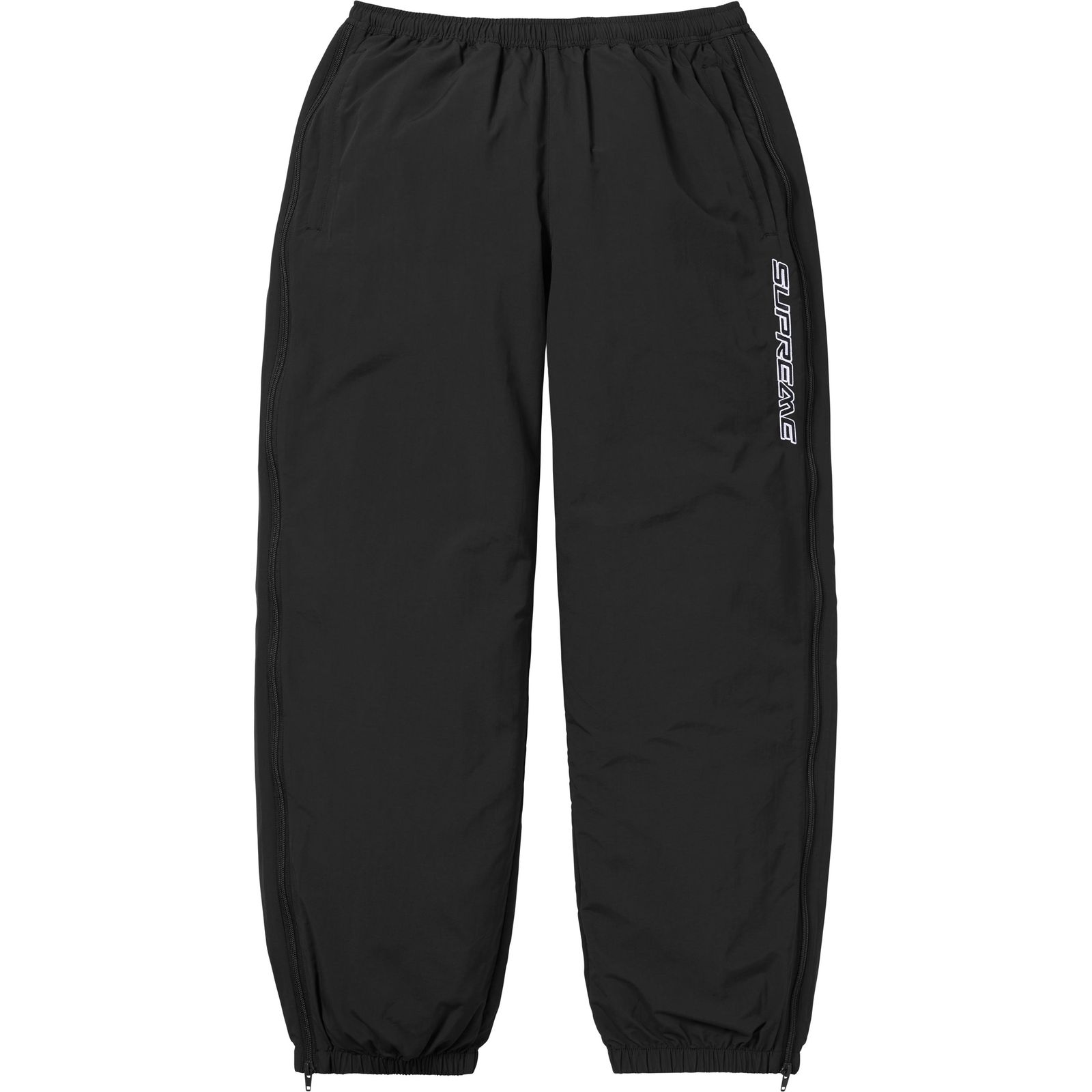 Contrast Zip Warm Up Pant
