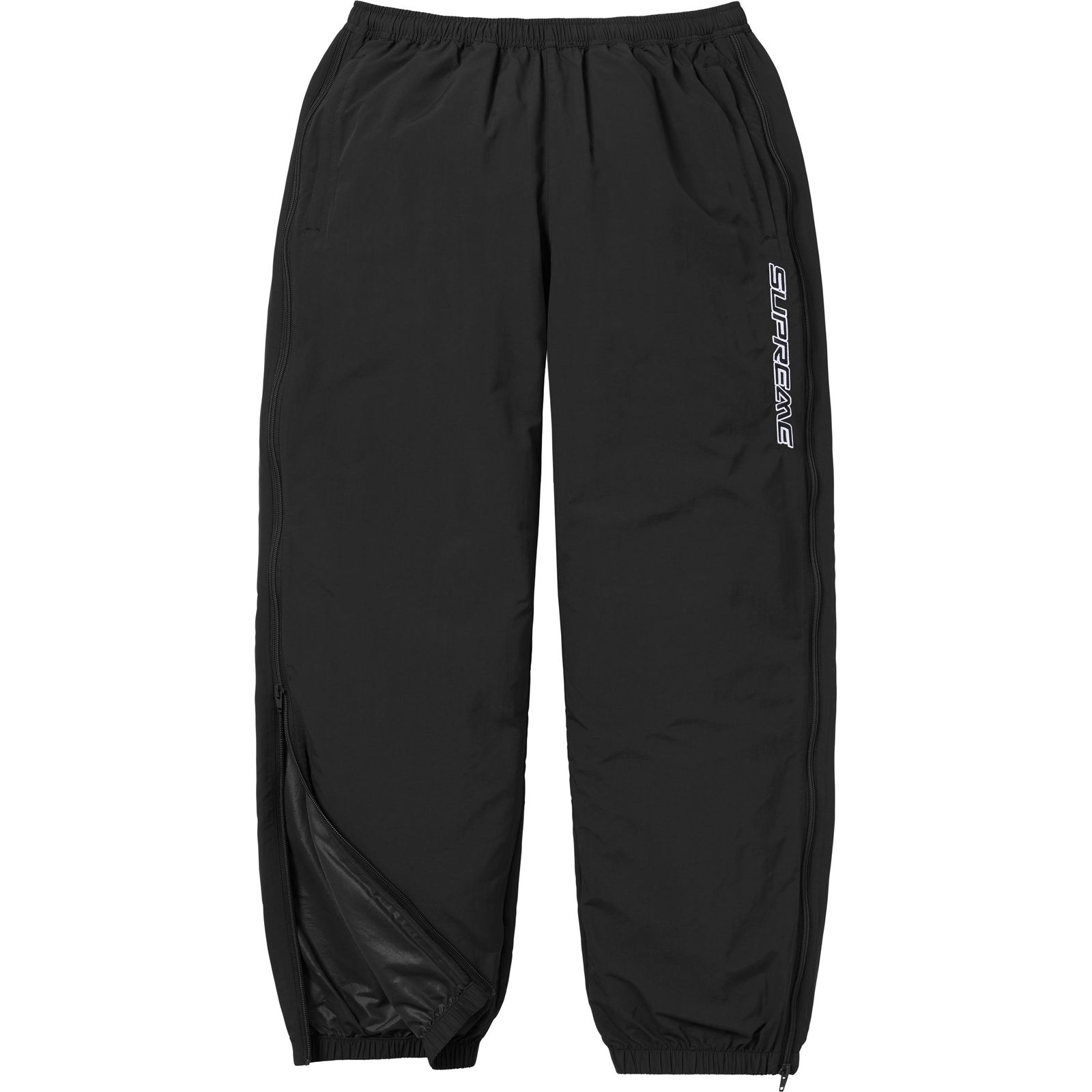 Contrast Zip Warm Up Pant