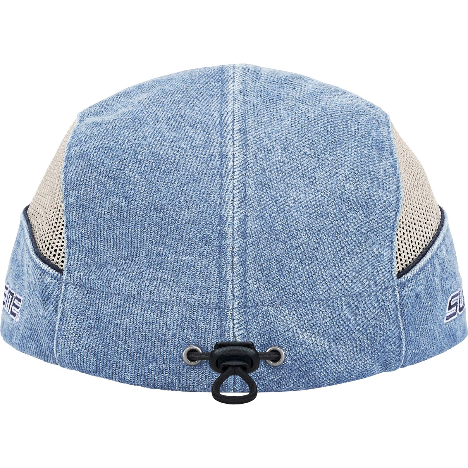 Side Mesh Piping Camp Cap
