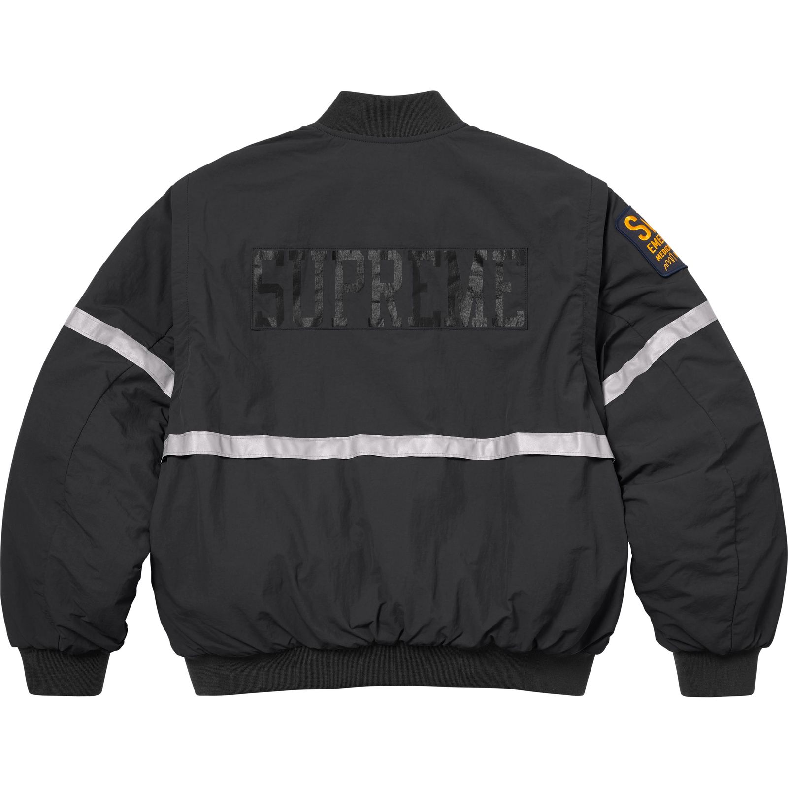 Zip-Off Sleeve Reflective Stripe Jacket