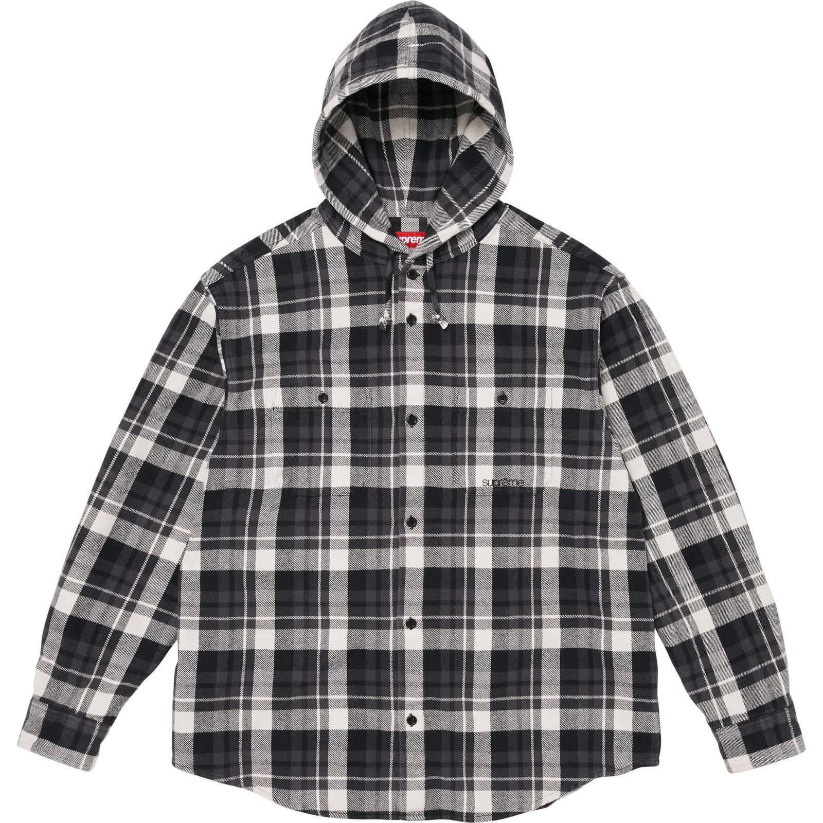 Hooded Flannel Shirt