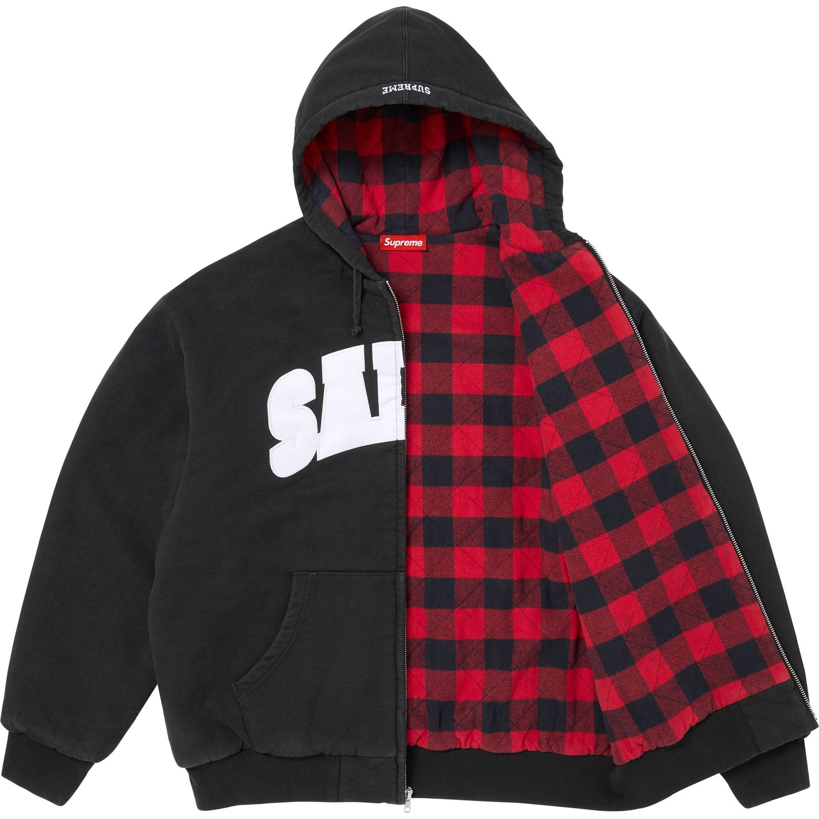 Supreme/SALEM Zip Up Hooded Sweatshirt