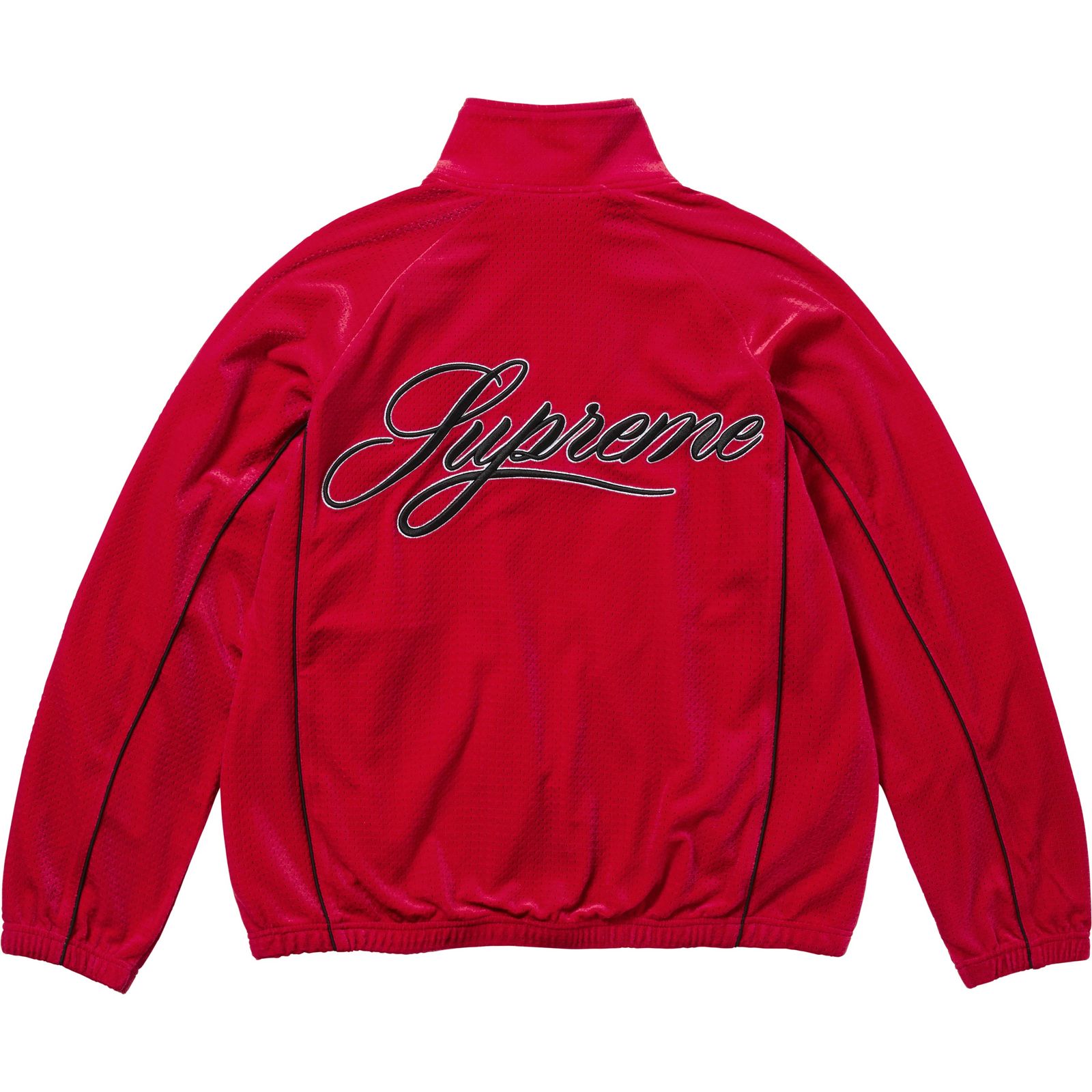 Velour Mesh Track Jacket