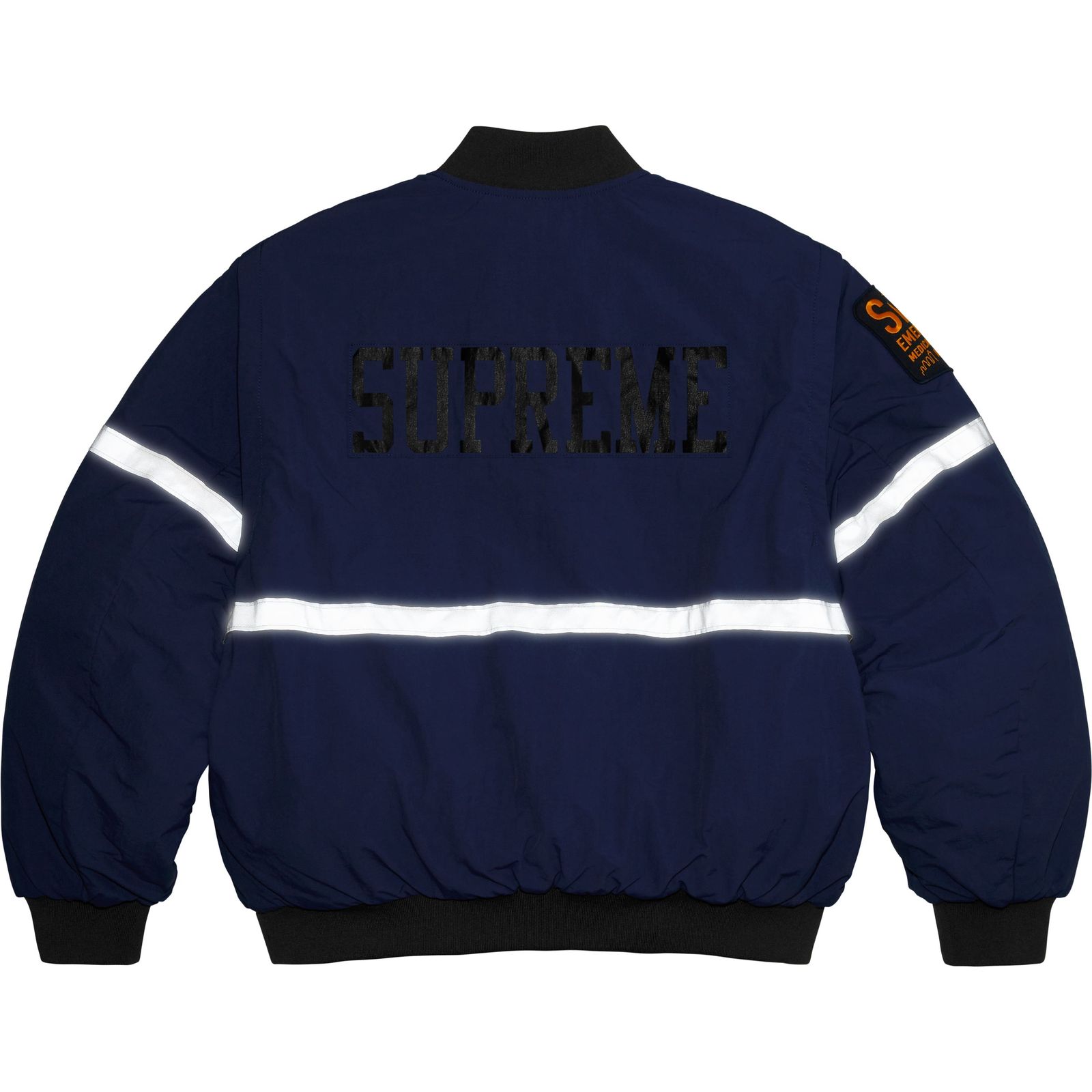 Zip-Off Sleeve Reflective Stripe Jacket