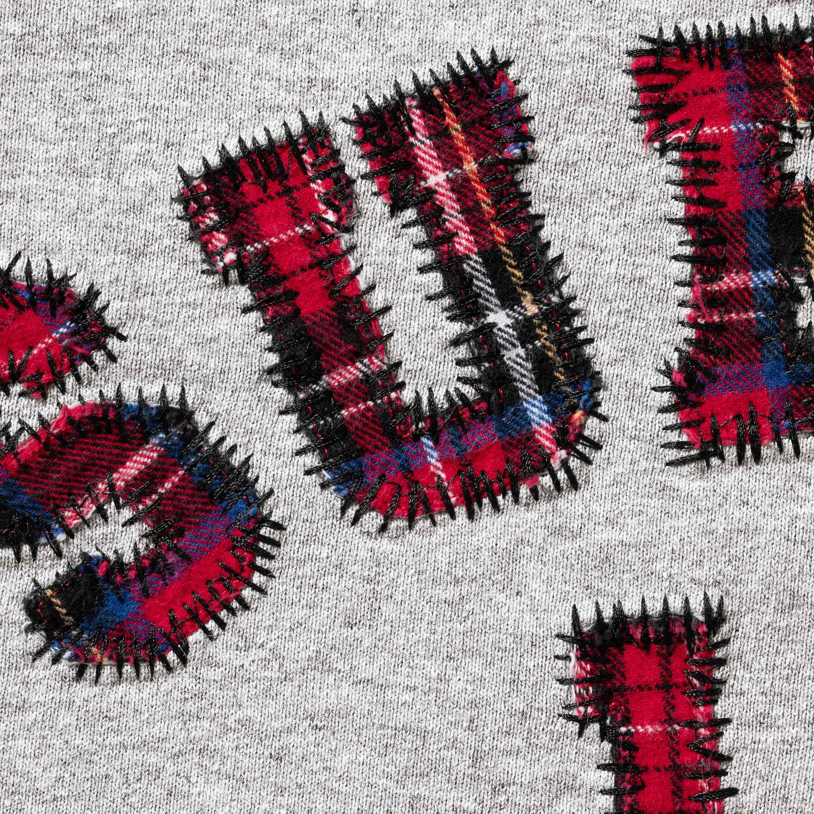 Plaid Arc Crewneck