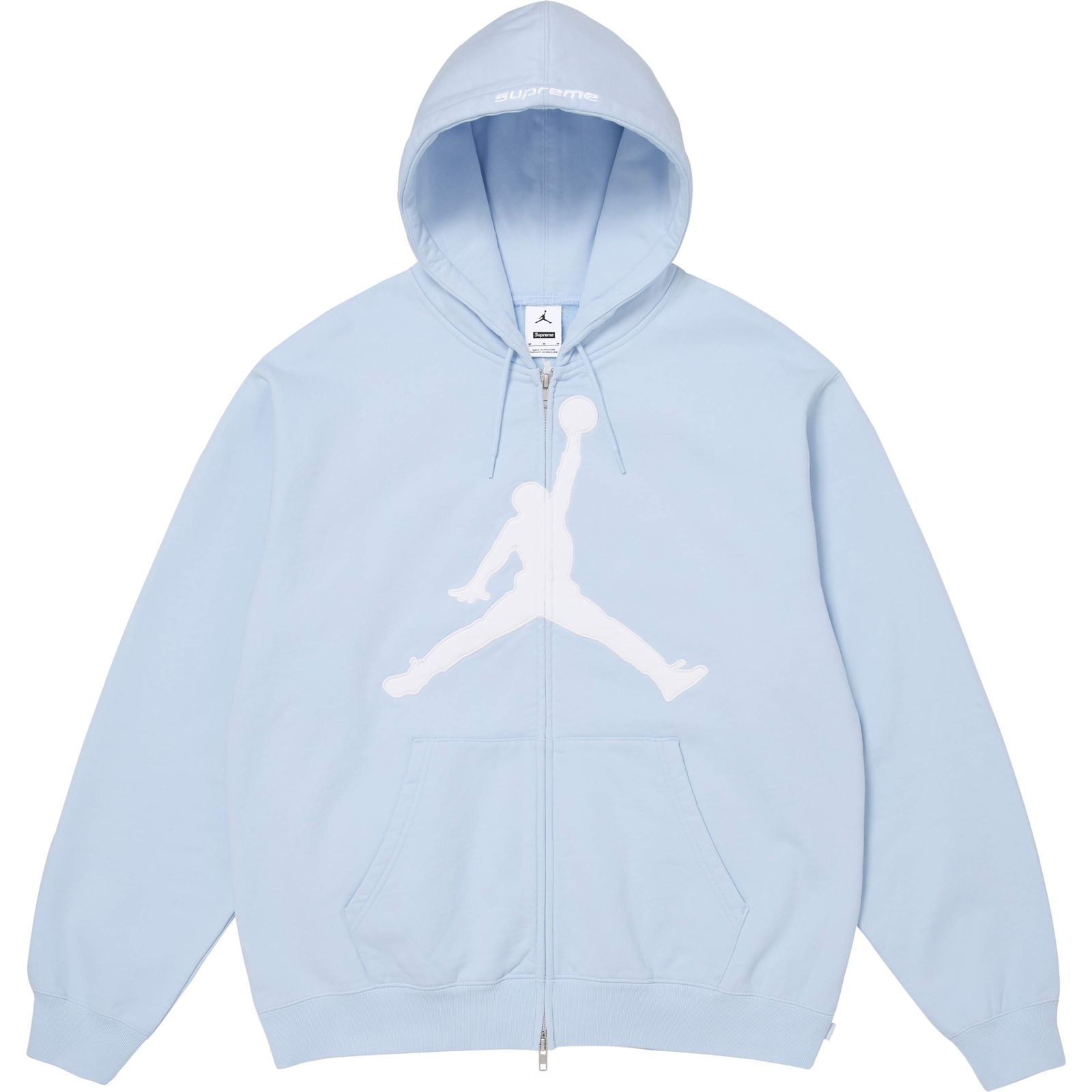 Supreme®/Jordan® Zip Up Hooded Sweatshirt