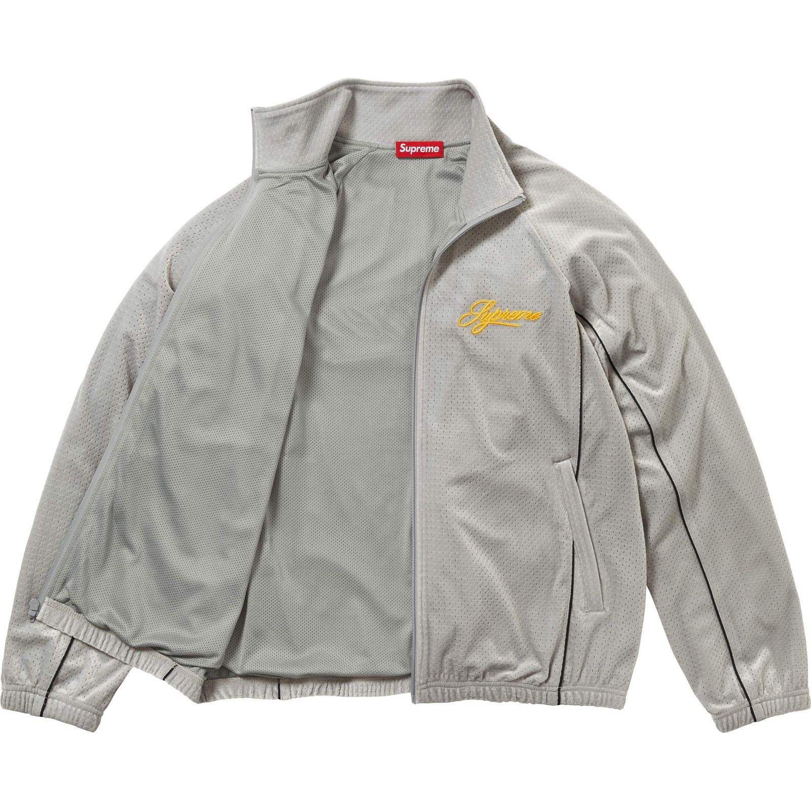 Velour Mesh Track Jacket