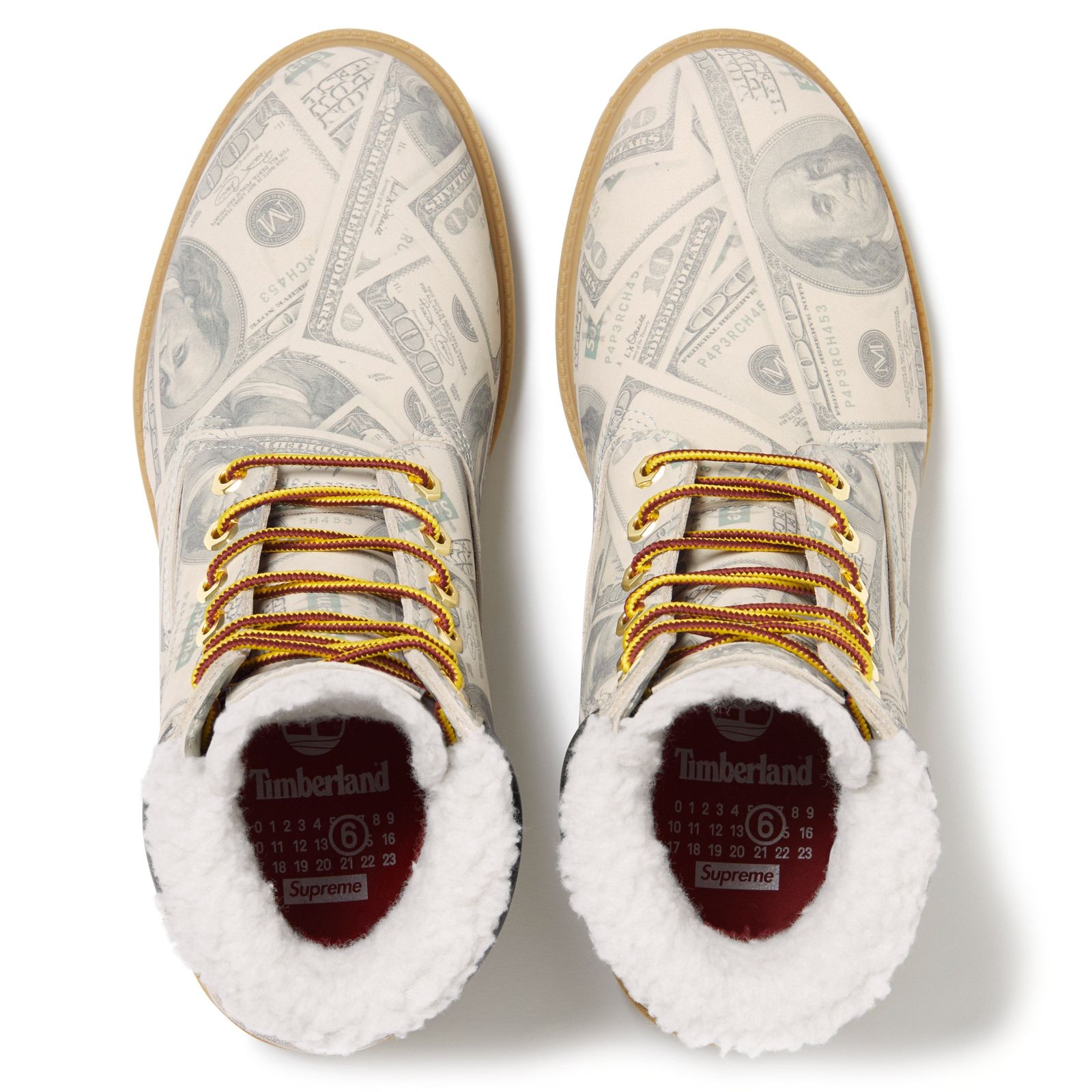 Supreme®/MM6 Maison Margiela/Timberland® Money 6" Premium Waterproof Boot
