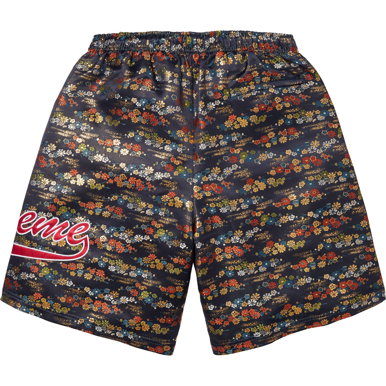 Floral Jacquard Short