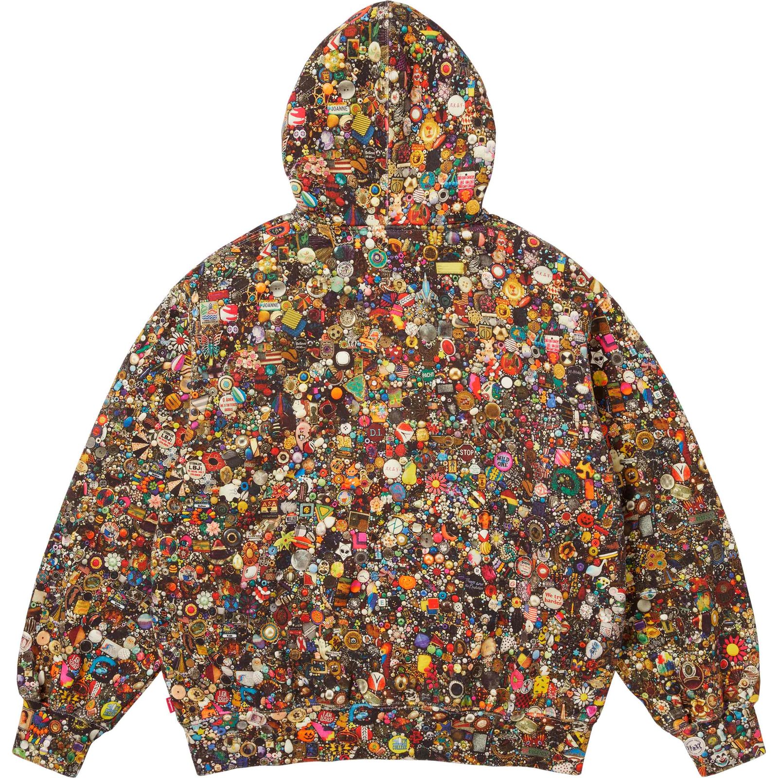 Supreme/Mike Kelley Zip Up Hooded Sweatshirt