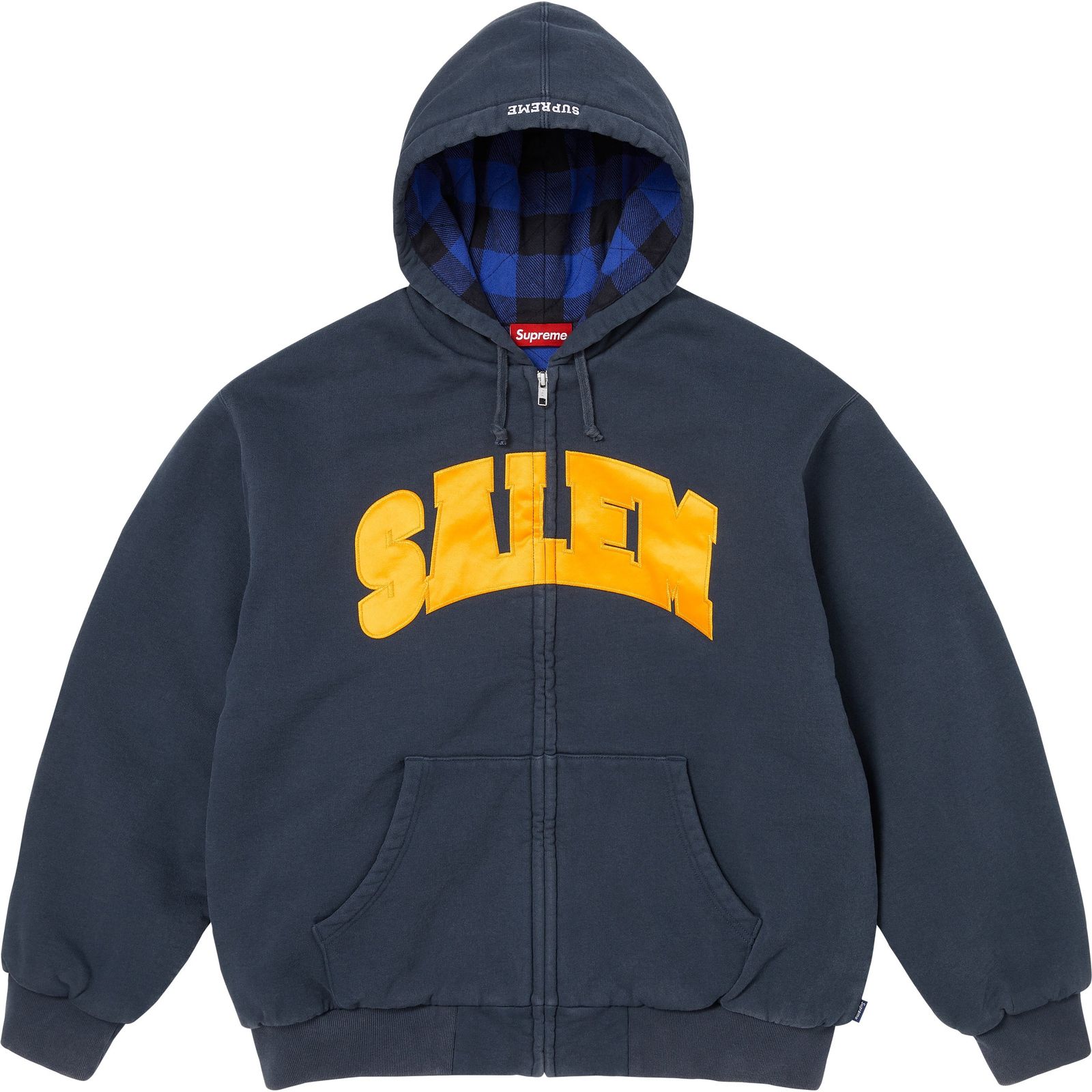 Supreme/SALEM Zip Up Hooded Sweatshirt