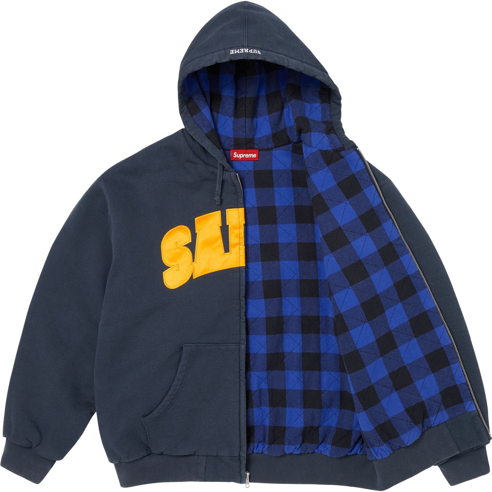 Supreme/SALEM Zip Up Hooded Sweatshirt