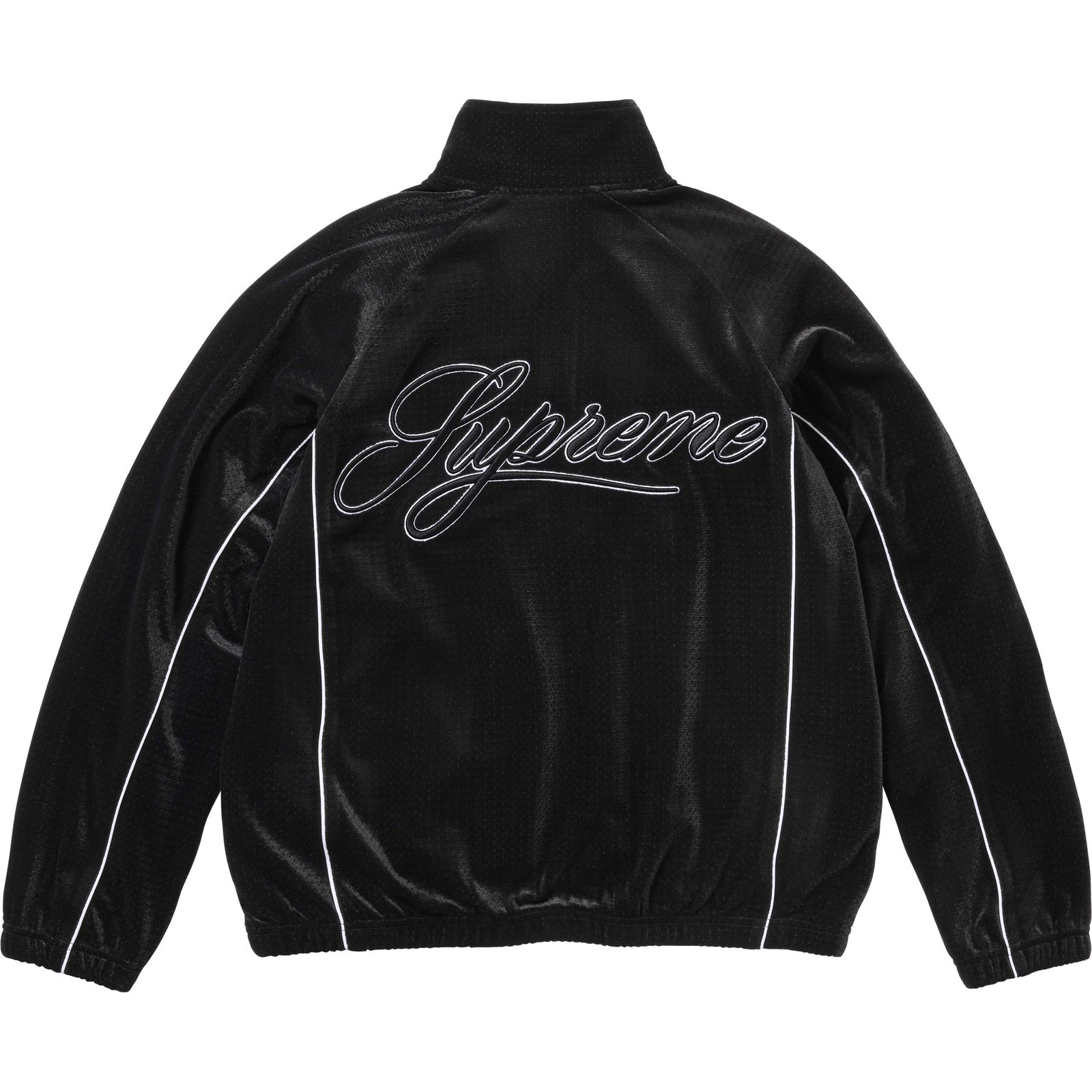 Velour Mesh Track Jacket