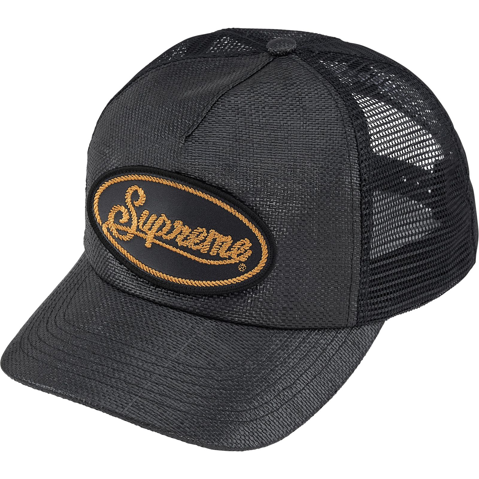 Raffia Mesh Back 5-Panel