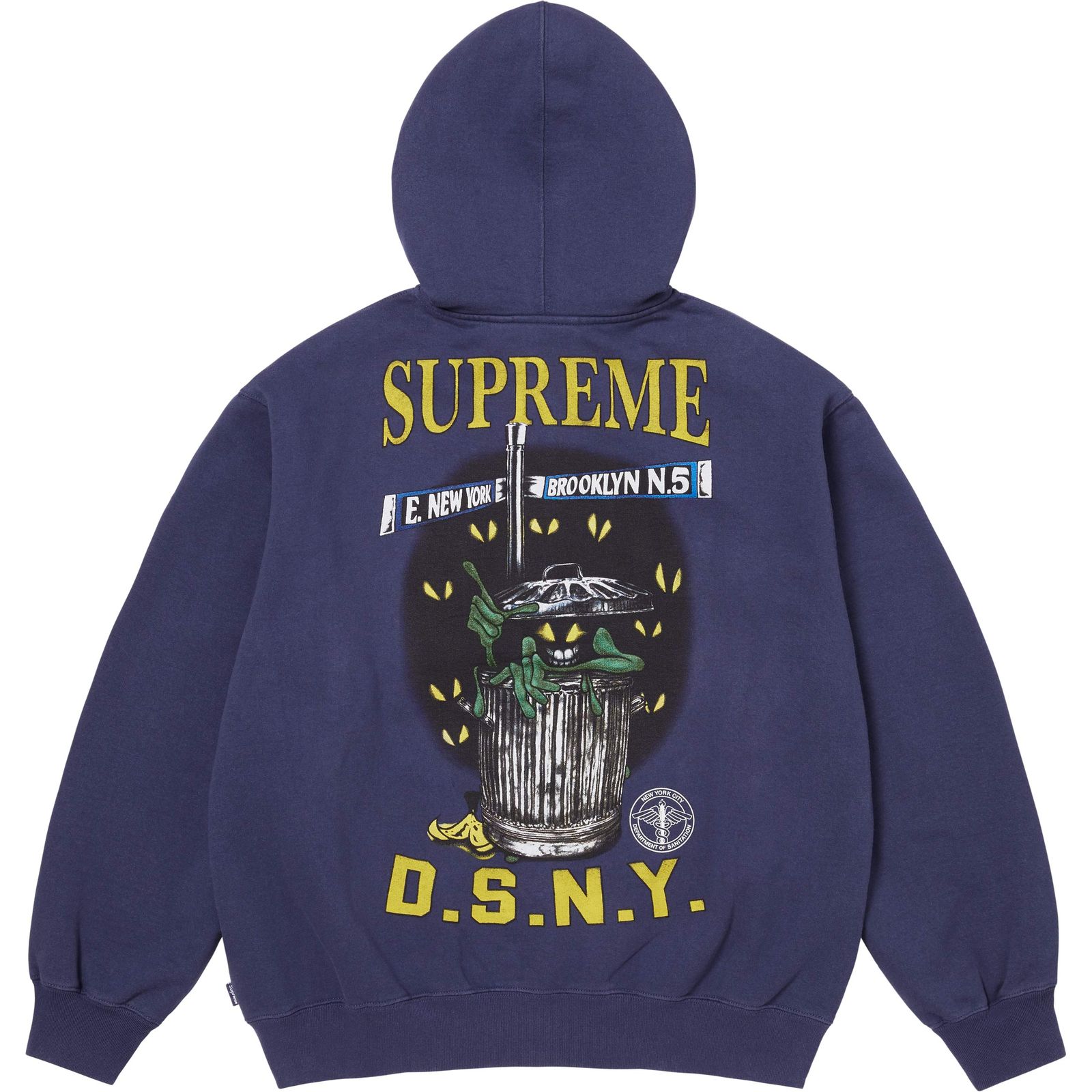 Supreme/DSNY Zip Up Hooded Sweatshirt