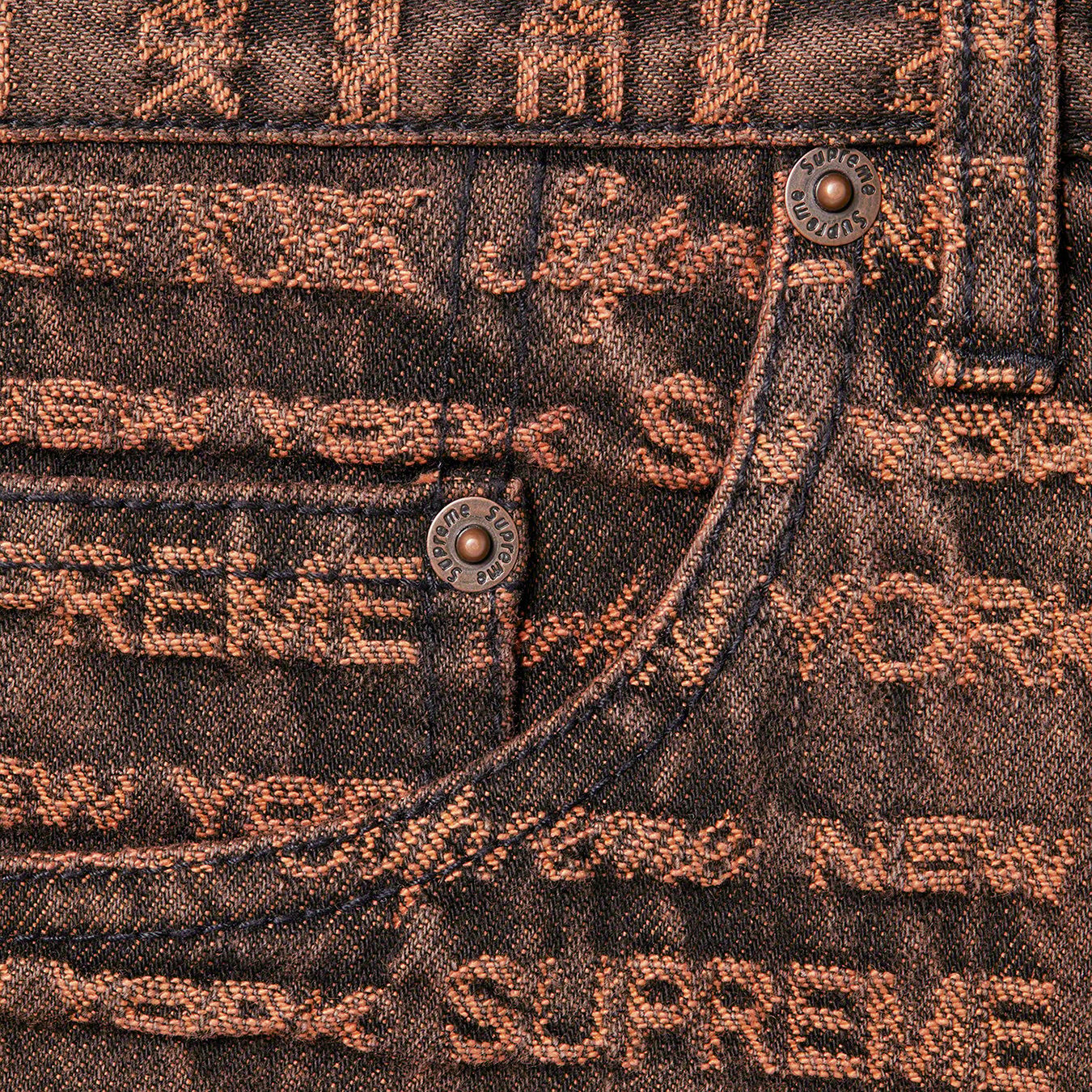 Multi Type Jacquard Regular Jean