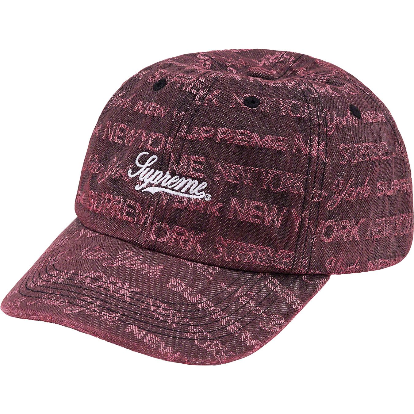 Multi Type Jacquard Denim 6-Panel