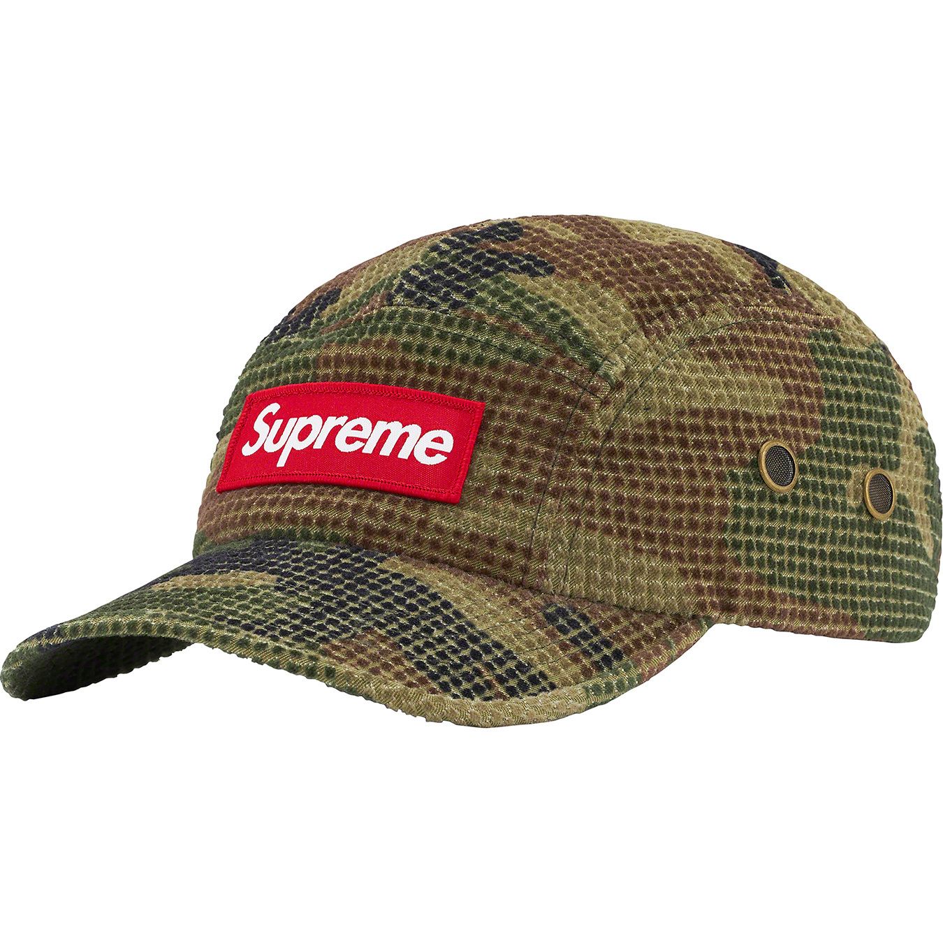 Camo Grid Velvet Camp Cap