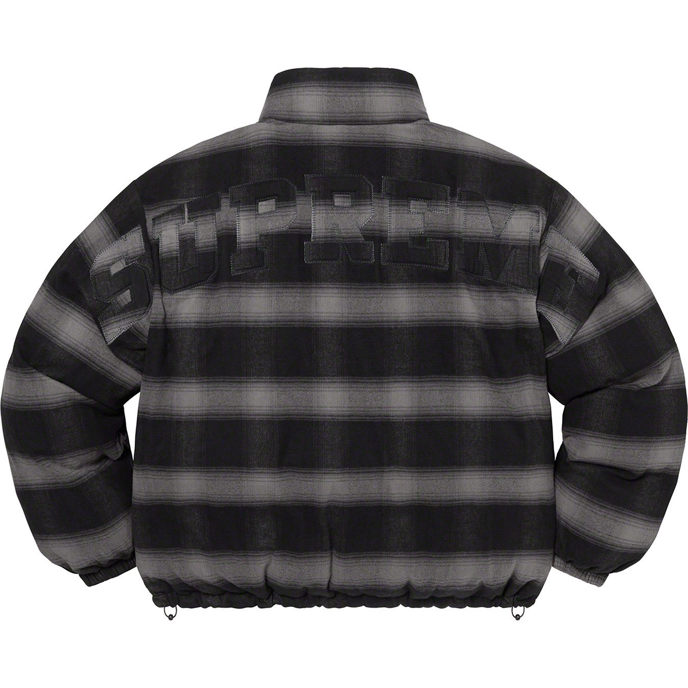 Flannel Reversible Puffer Jacket