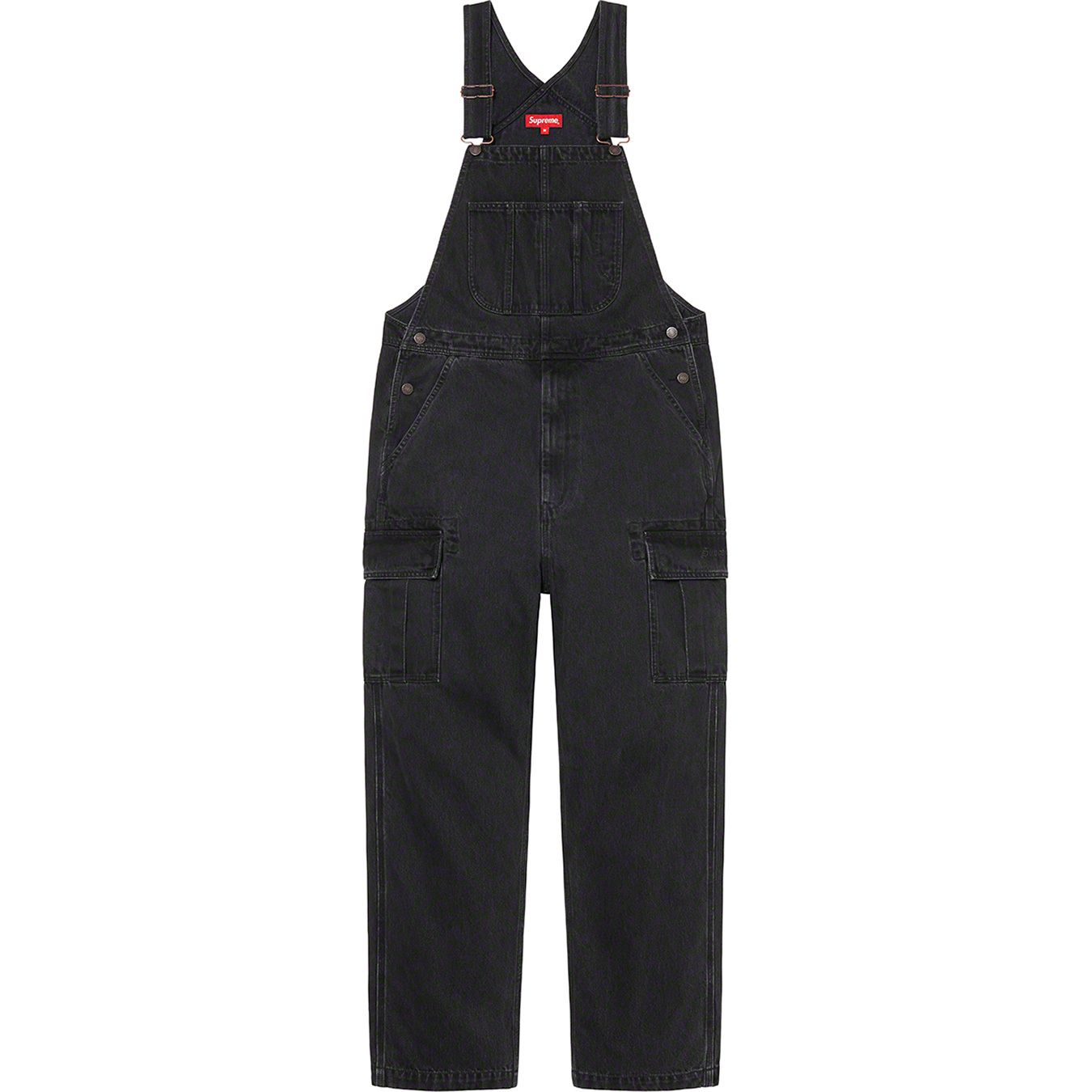 Cargo Denim Overalls