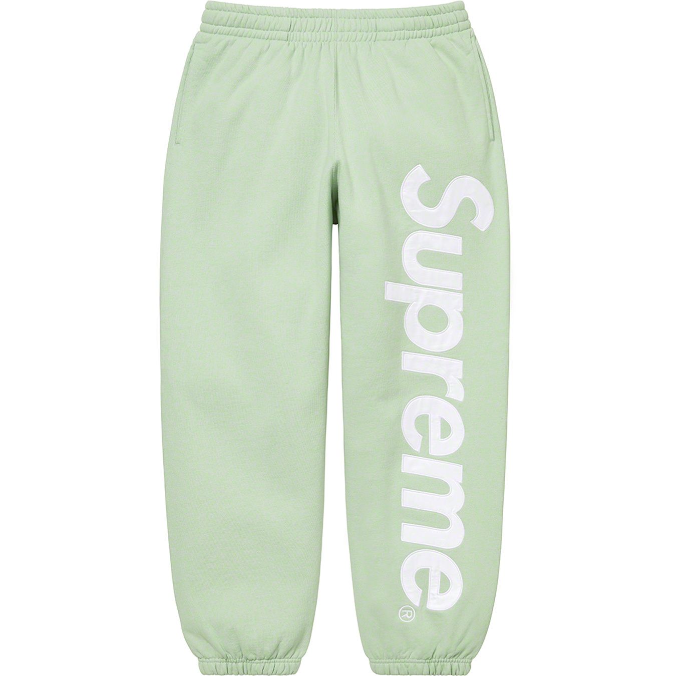 Satin Appliqué Sweatpant