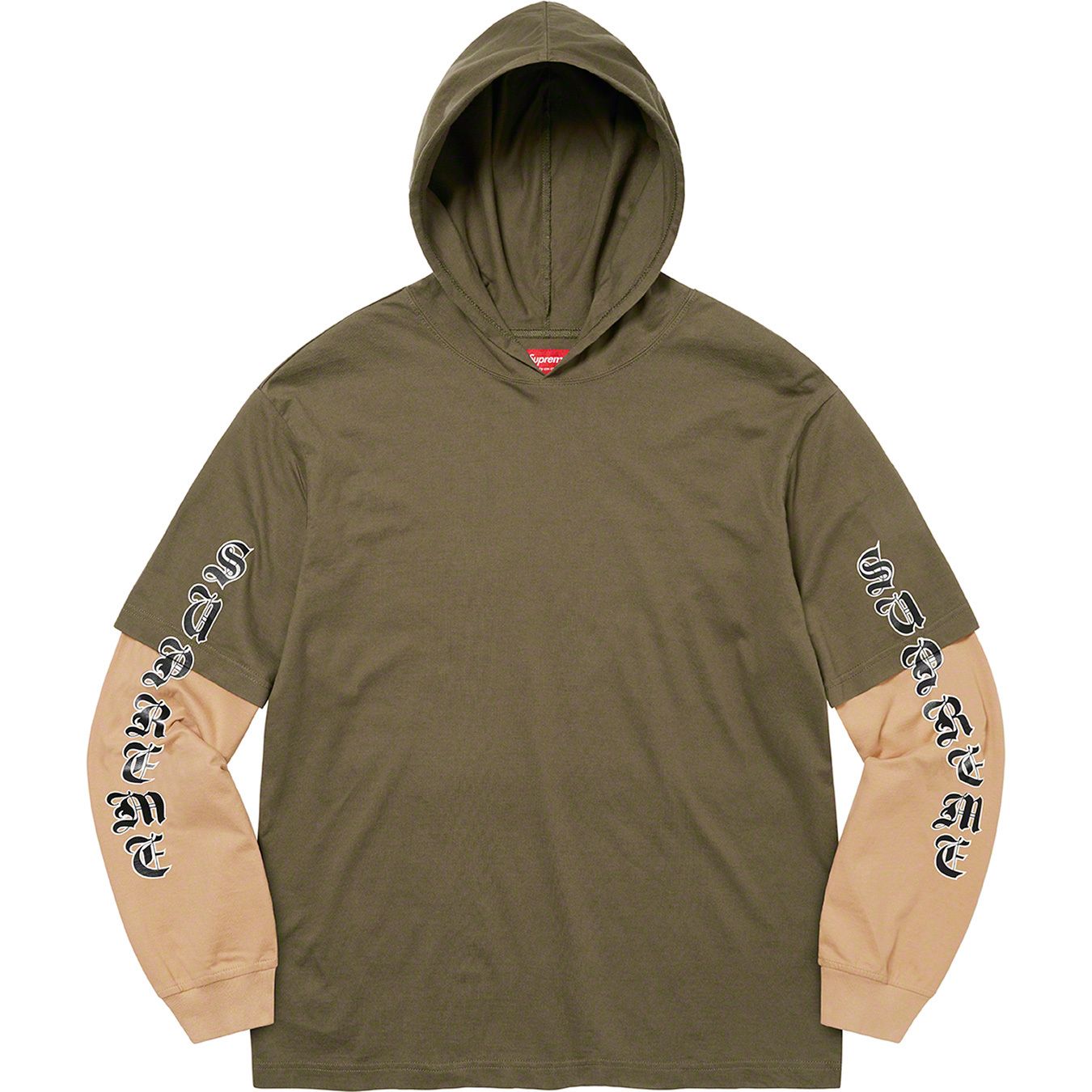 Layered Hooded L/S Top