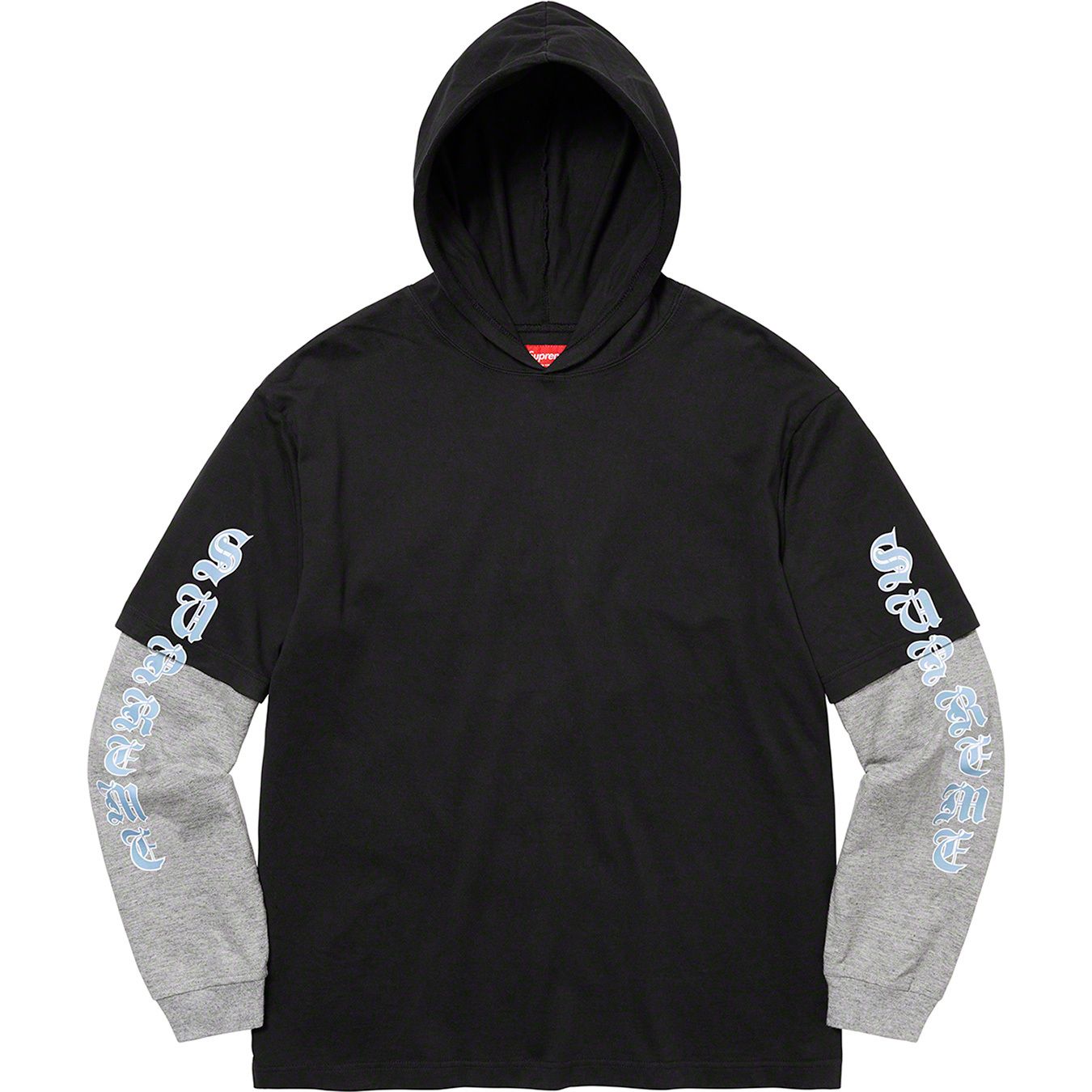 Layered Hooded L/S Top