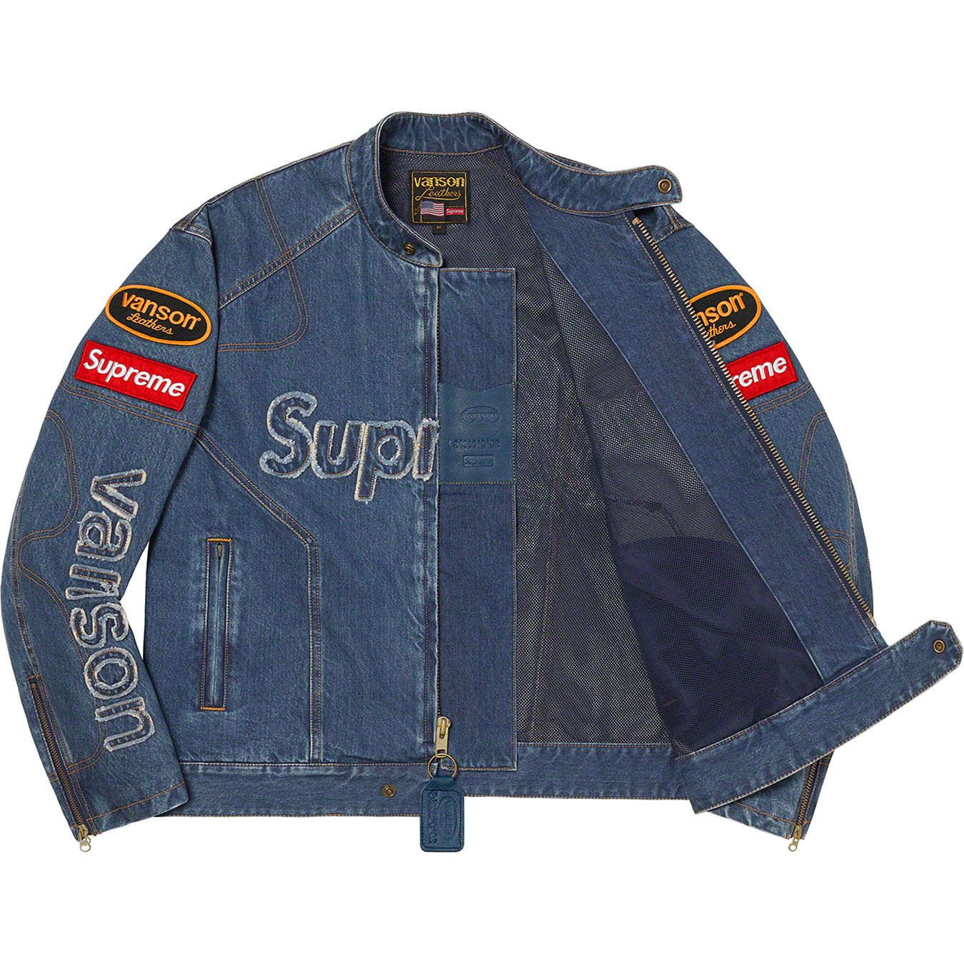Supreme®/Vanson Leathers® Cordura® Denim Jacket