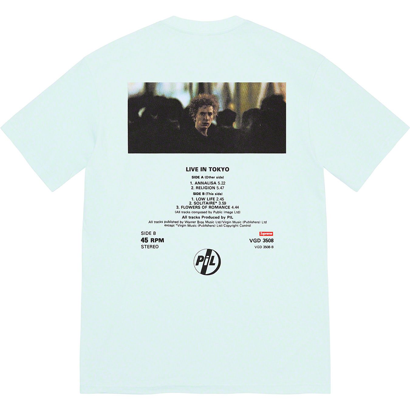 PiL Live In Tokyo Tee