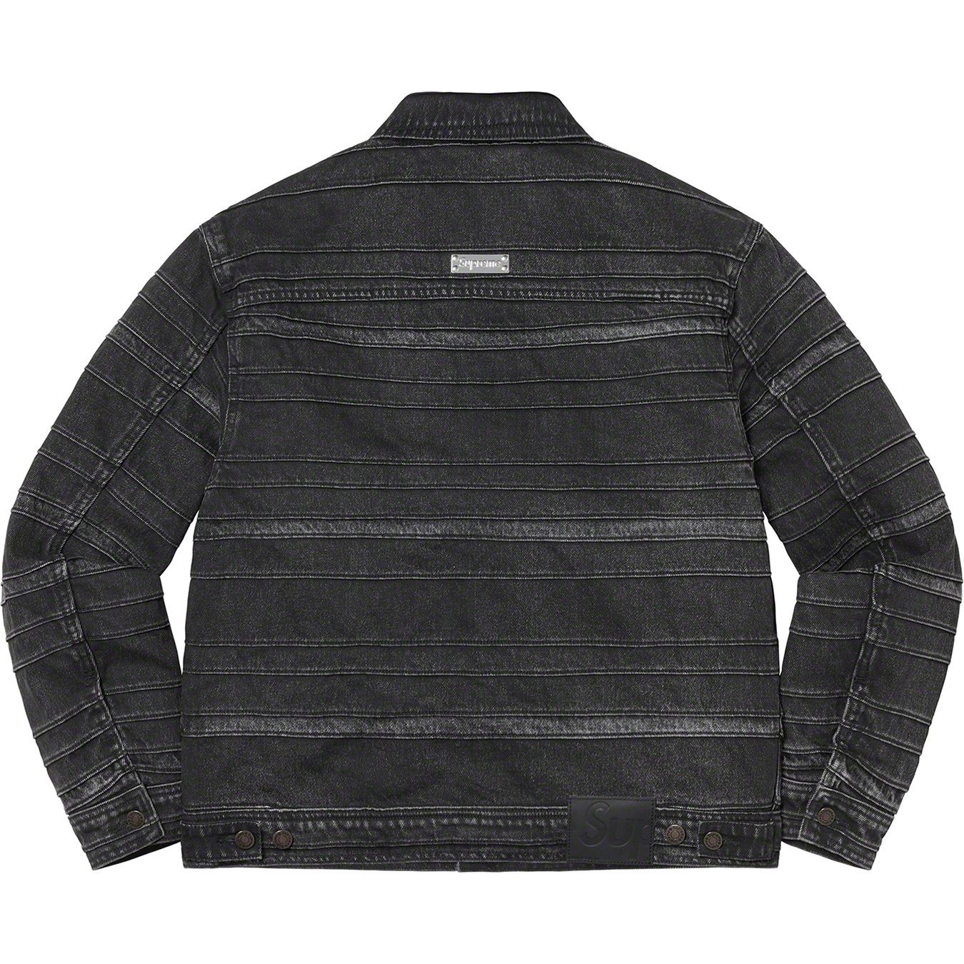 Layered Denim Trucker Jacket