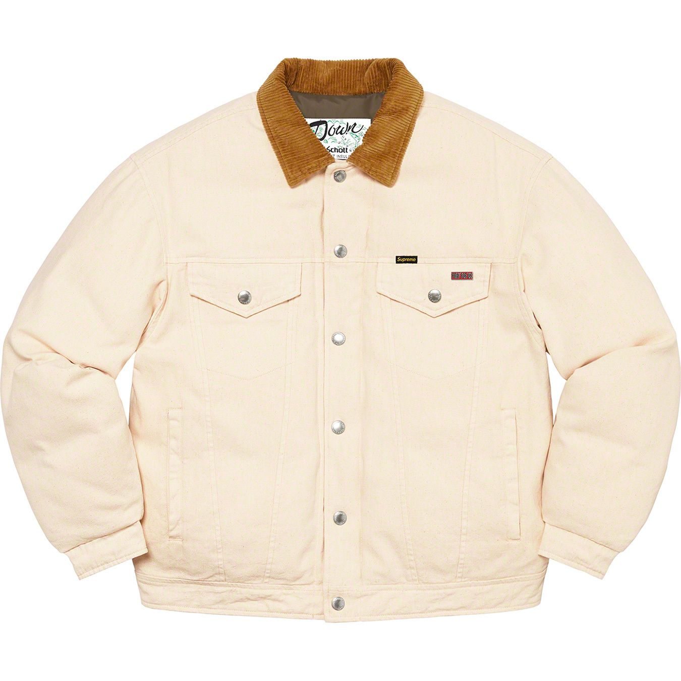 Supreme®/Schott® Canvas Down Trucker Jacket