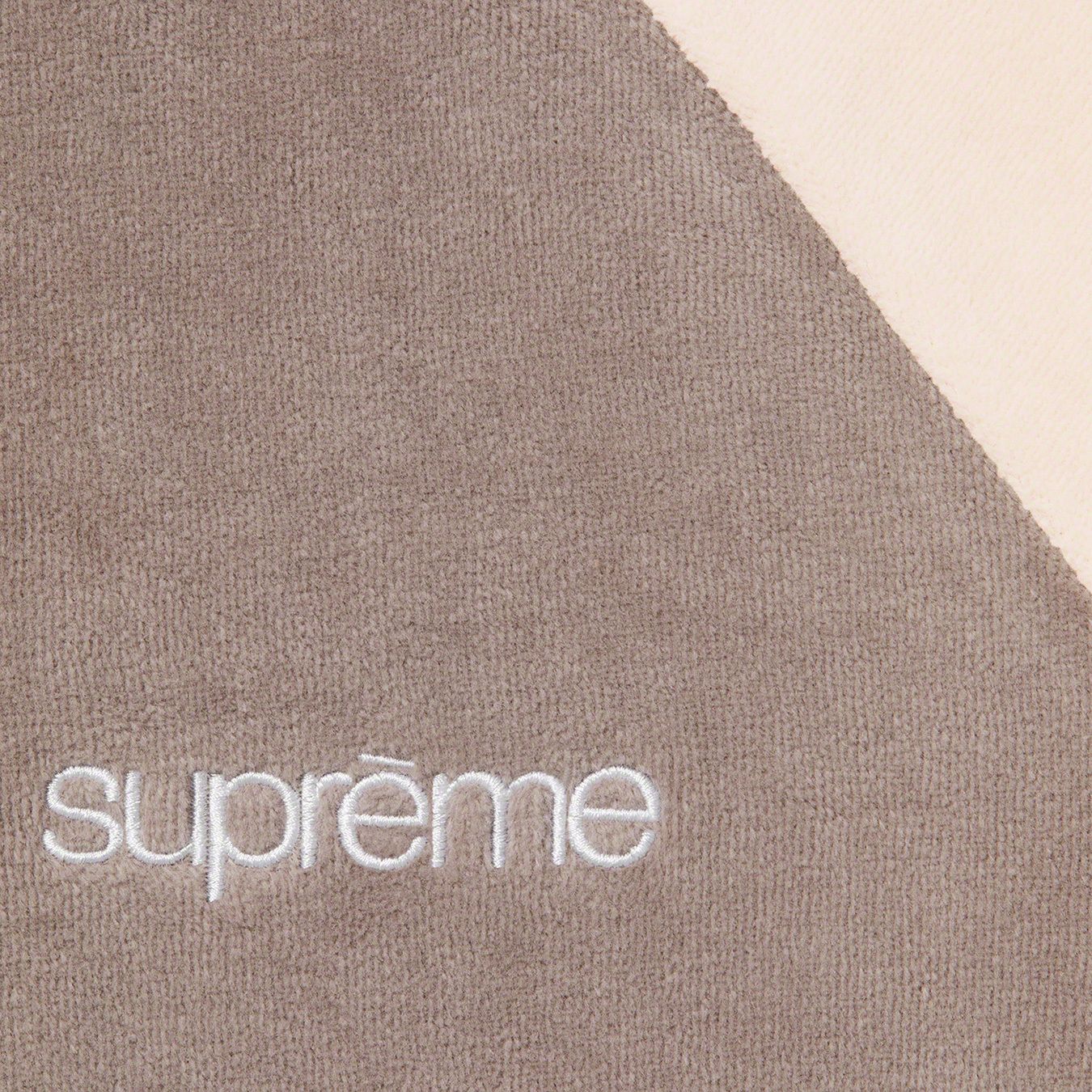 Paneled Velour L/S Polo