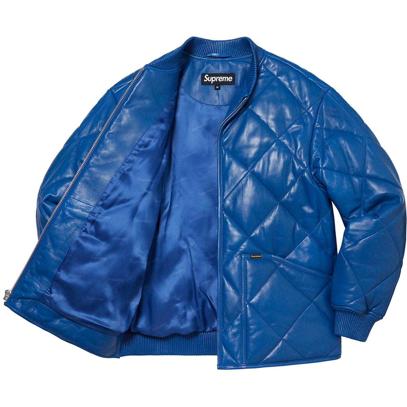Quilted Leather Work Jacket