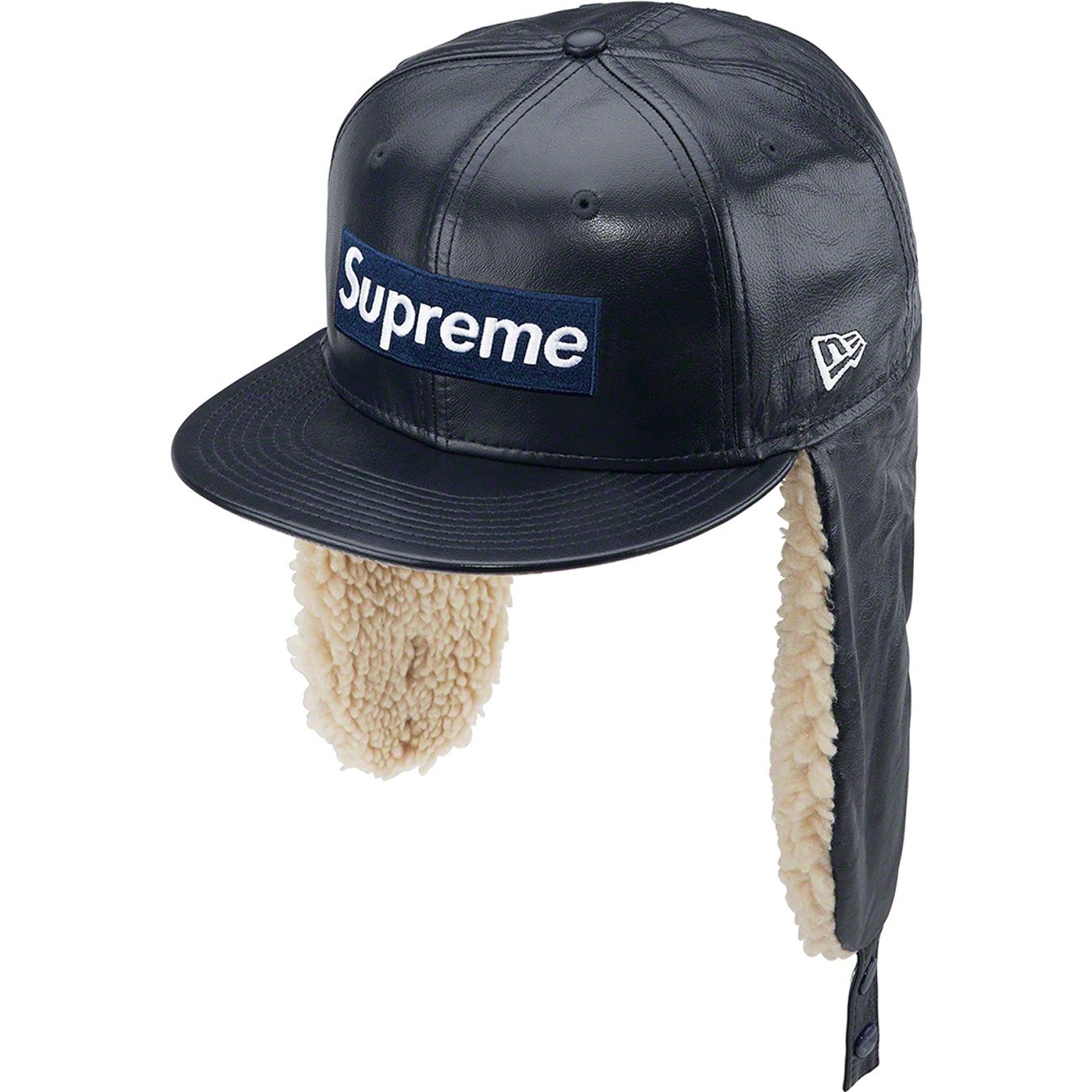 Leather Earflap Box Logo New Era®