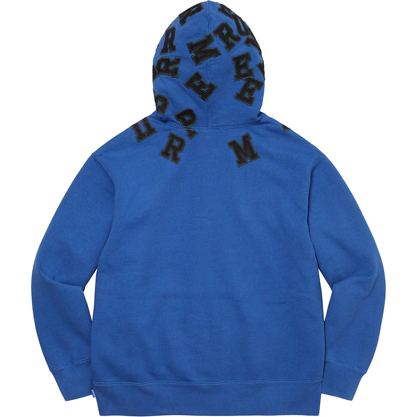 Scattered Appliqué Hooded Sweatshirt